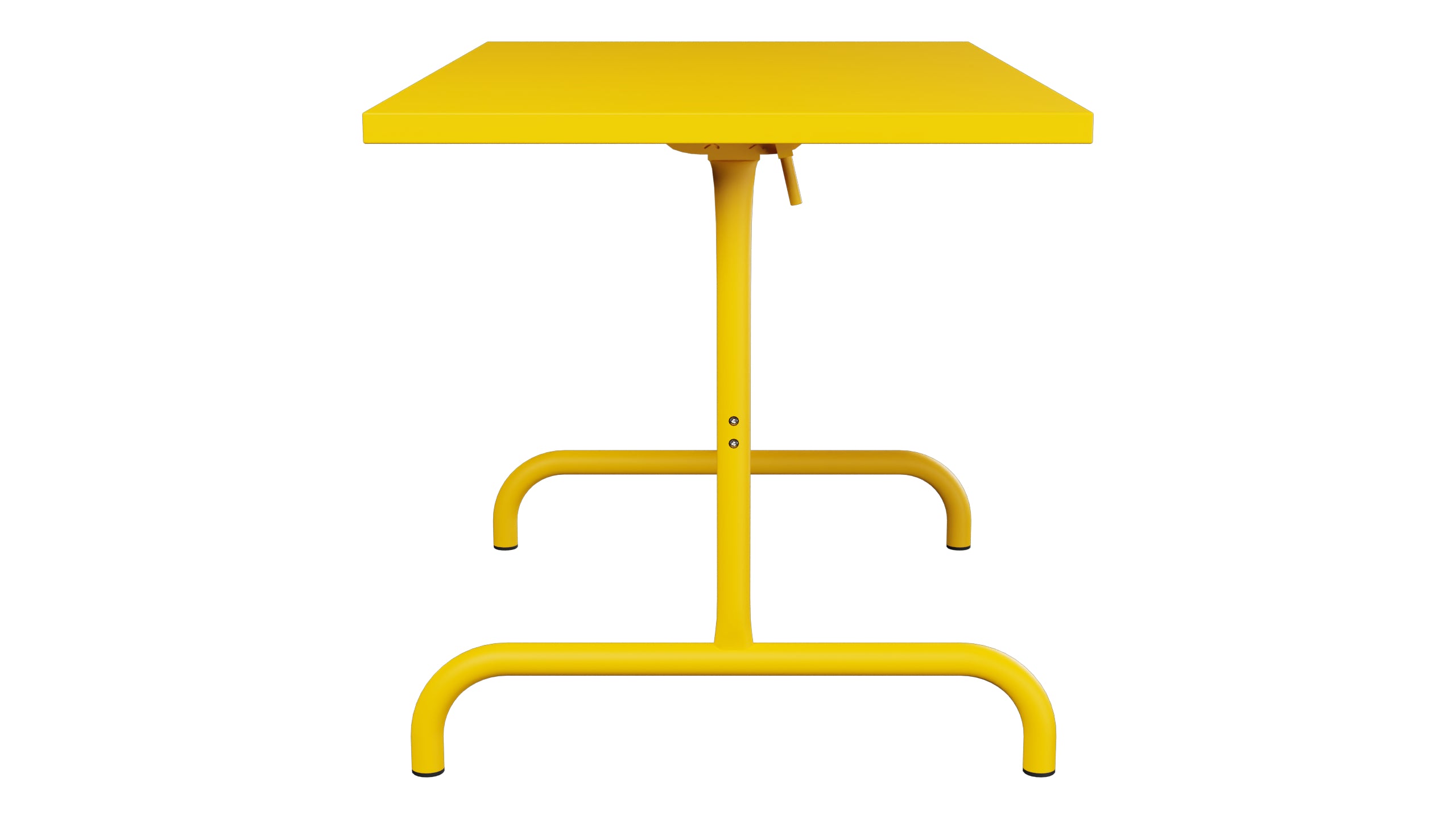 Säntis Metall-Gartentisch 117x70 klappbar in Gelb präsentiert im Onlineshop von KAQTU Design AG. Gartentisch ist von Schaffner