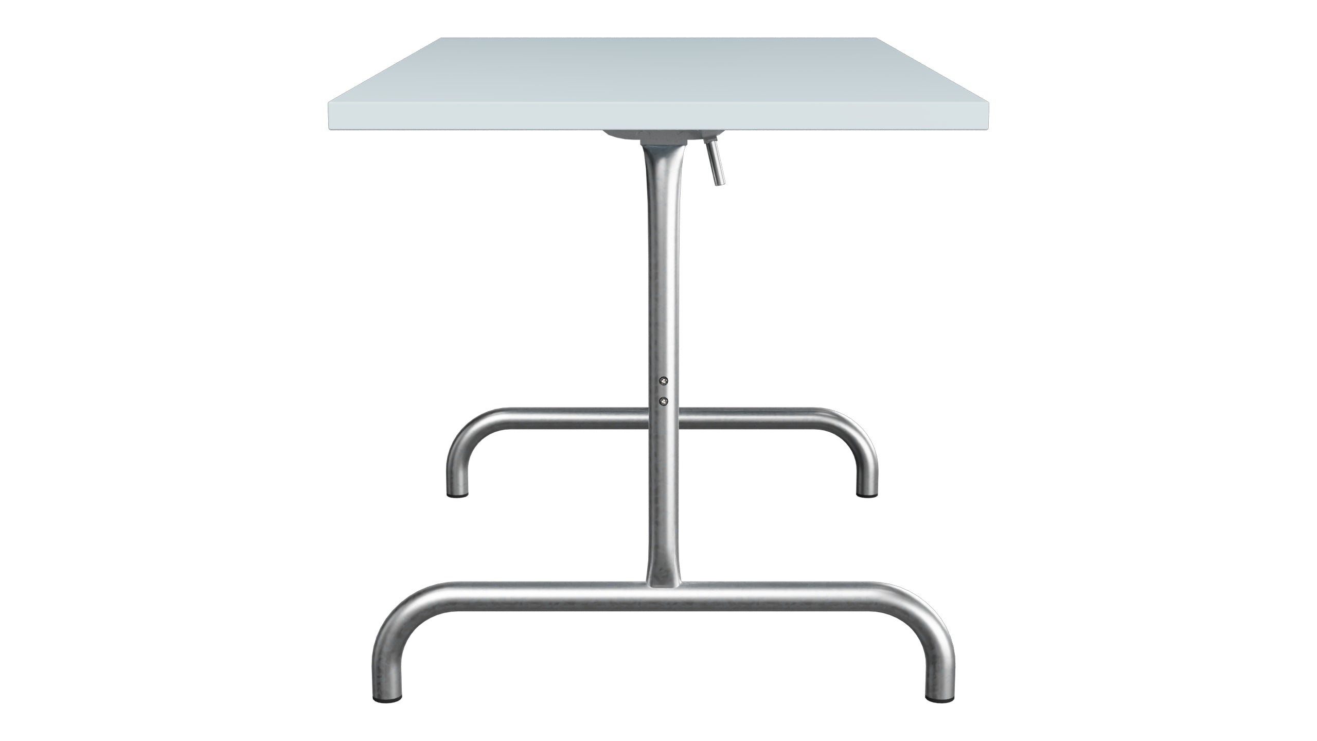 Säntis Metall-Gartentisch 117x70 klappbar in Pastellblau präsentiert im Onlineshop von KAQTU Design AG. Gartentisch ist von Schaffner