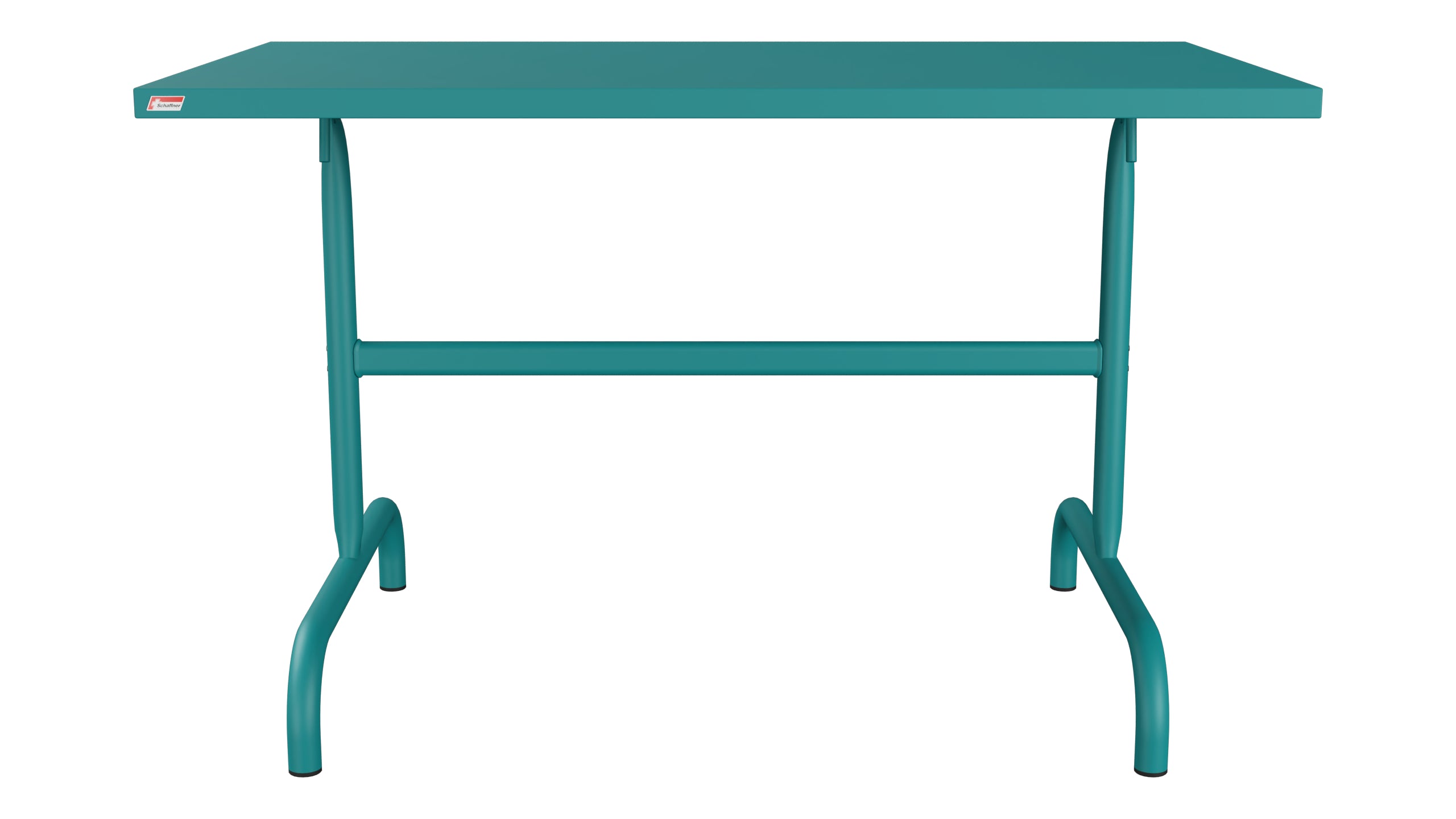Säntis Metall-Gartentisch 117x70 klappbar in Kaliblau präsentiert im Onlineshop von KAQTU Design AG. Gartentisch ist von Schaffner