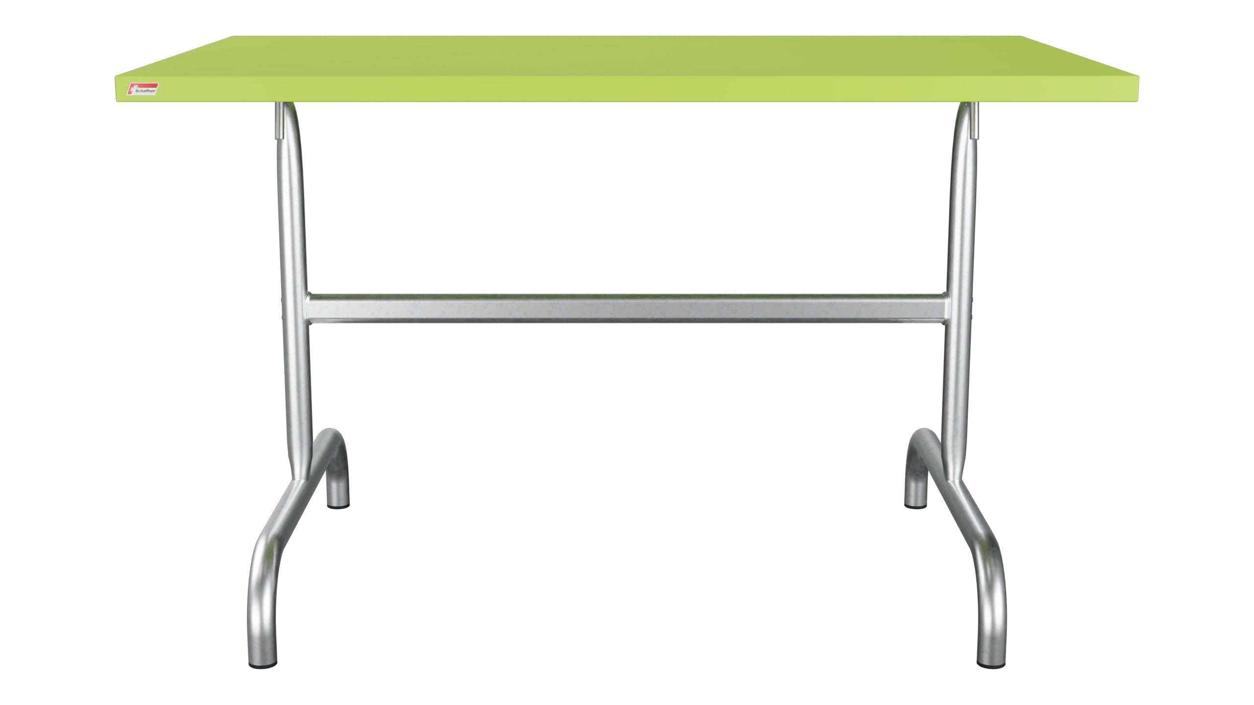 Säntis Metall-Gartentisch 117x70 klappbar in Hellgrün präsentiert im Onlineshop von KAQTU Design AG. Gartentisch ist von Schaffner