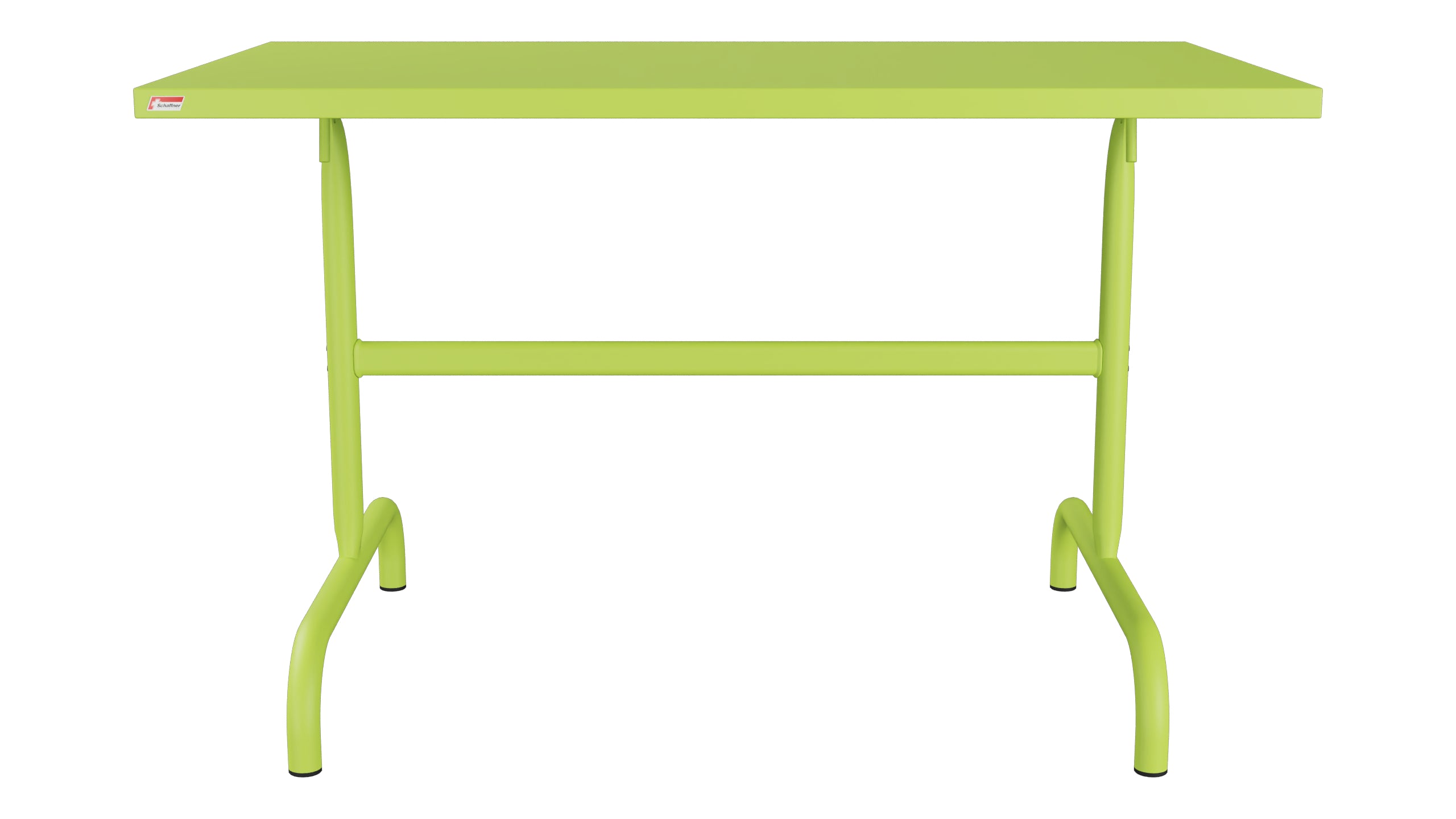 Säntis Metall-Gartentisch 117x70 klappbar in Hellgrün präsentiert im Onlineshop von KAQTU Design AG. Gartentisch ist von Schaffner