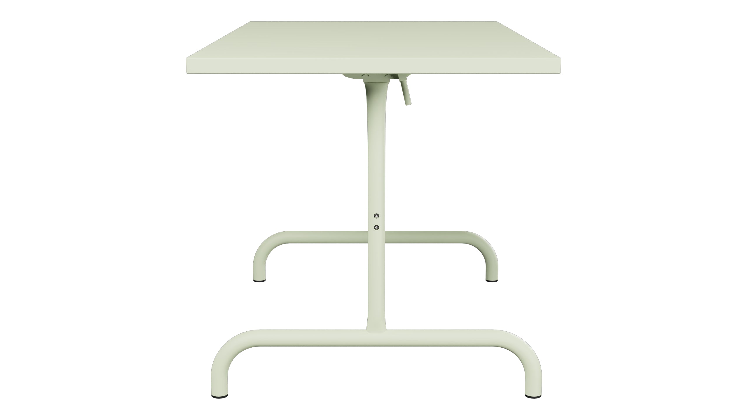 Säntis Metall-Gartentisch 117x70 klappbar in Pastellgrün präsentiert im Onlineshop von KAQTU Design AG. Gartentisch ist von Schaffner