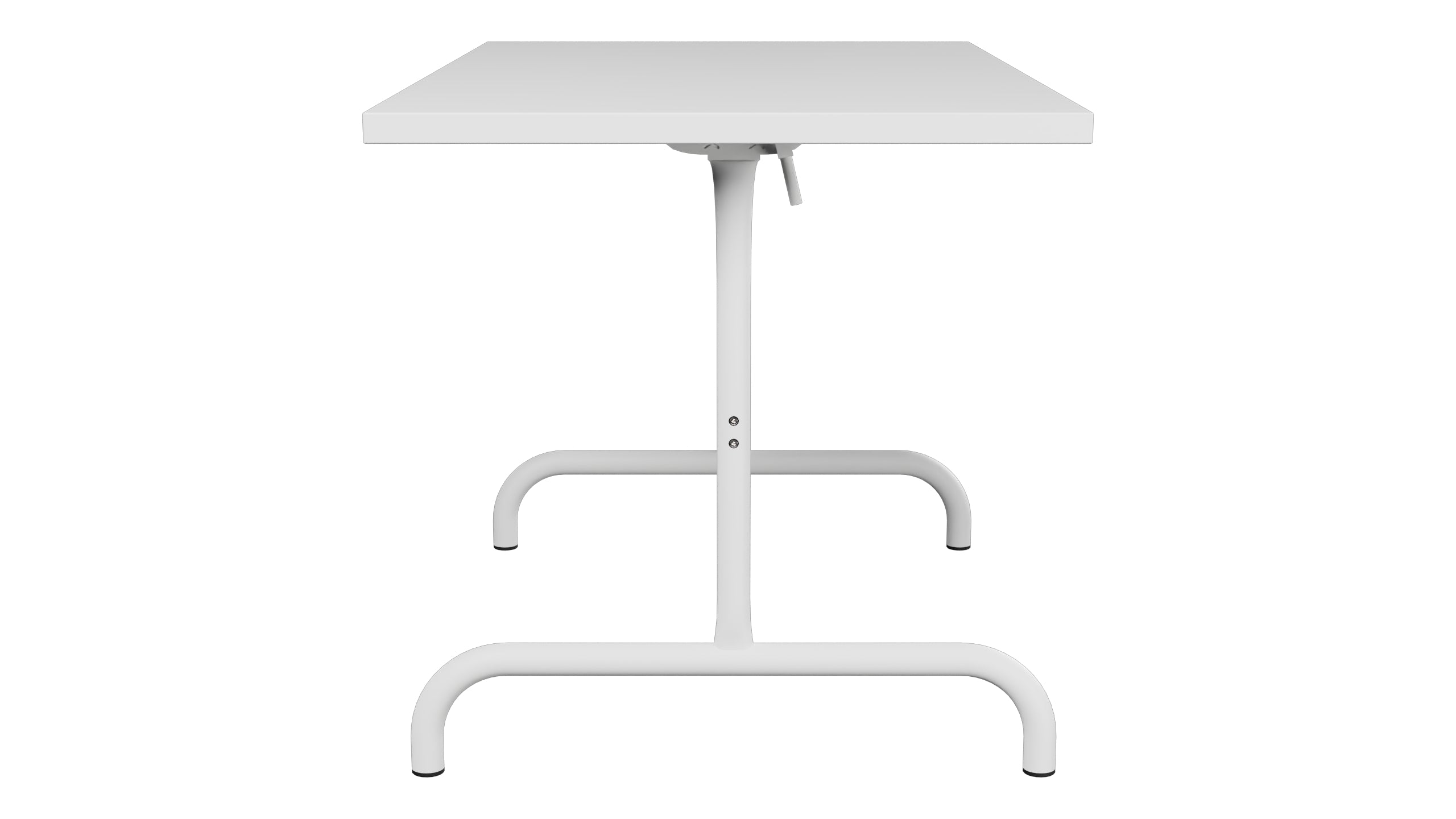 Säntis Metall-Gartentisch 117x70 klappbar in Weiss präsentiert im Onlineshop von KAQTU Design AG. Gartentisch ist von Schaffner