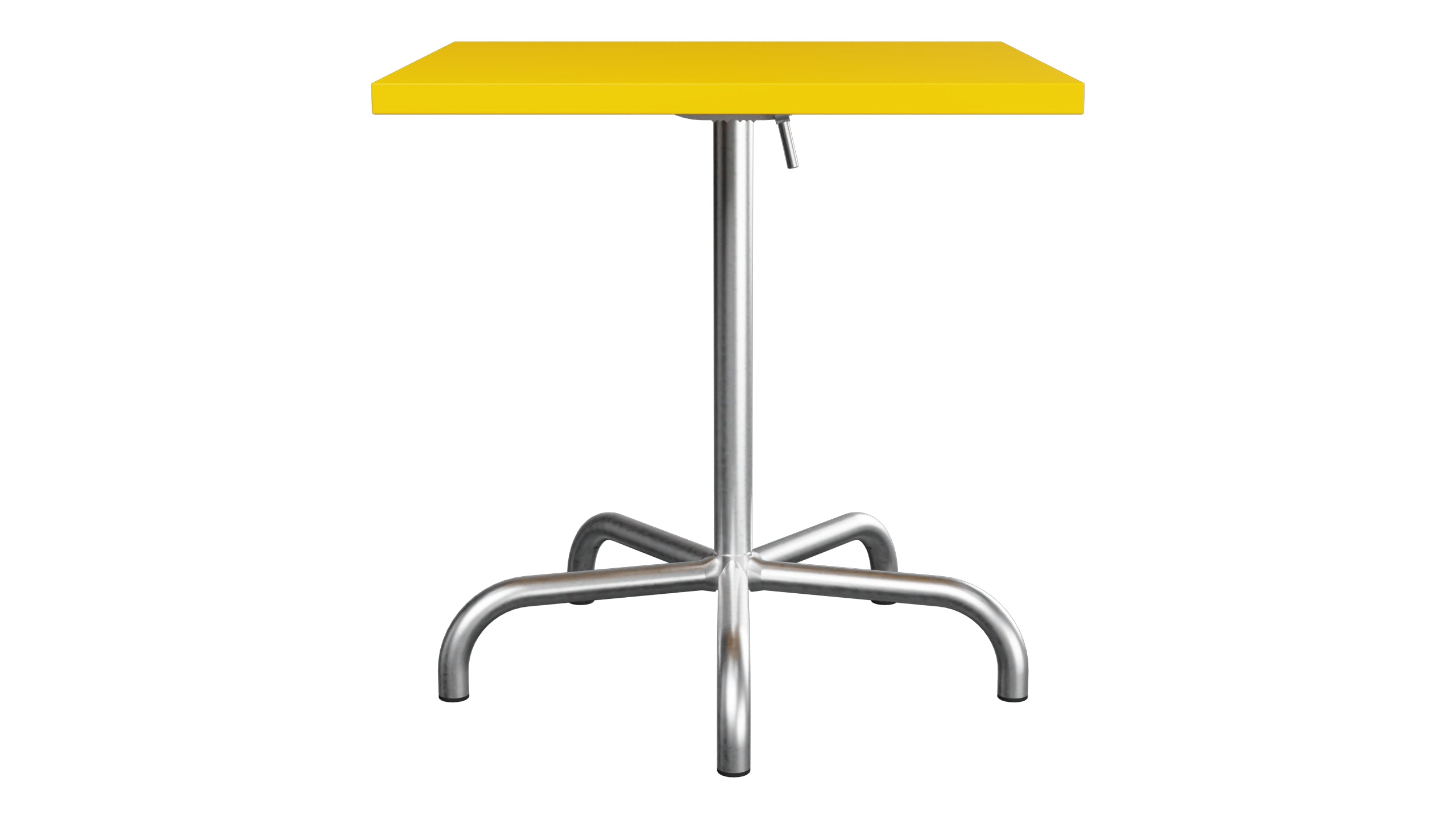 Säntis Metall-Gartentisch 70x70 klappbar in Gelb präsentiert im Onlineshop von KAQTU Design AG. Gartentisch ist von Schaffner
