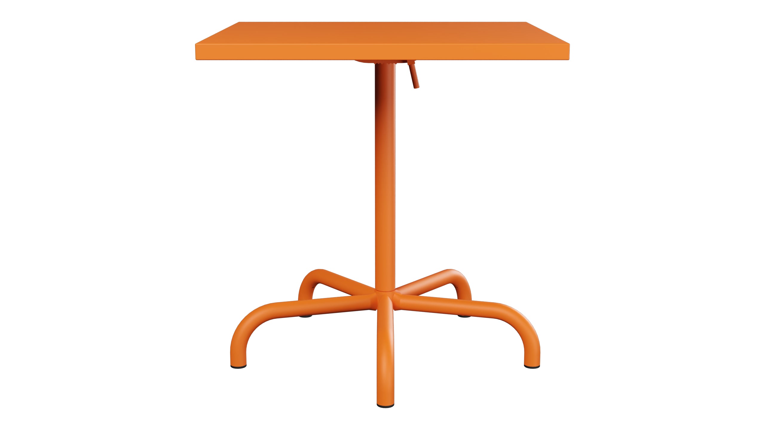 Säntis Metall-Gartentisch 70x70 klappbar in Orange präsentiert im Onlineshop von KAQTU Design AG. Gartentisch ist von Schaffner