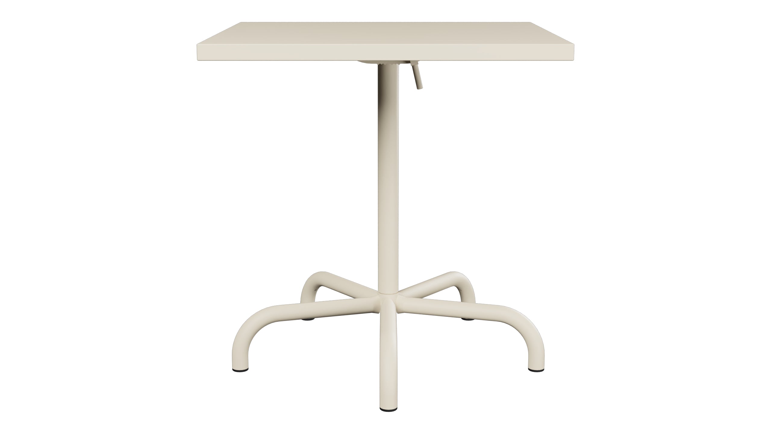 Säntis Metall-Gartentisch 70x70 klappbar in Pastellsand präsentiert im Onlineshop von KAQTU Design AG. Gartentisch ist von Schaffner