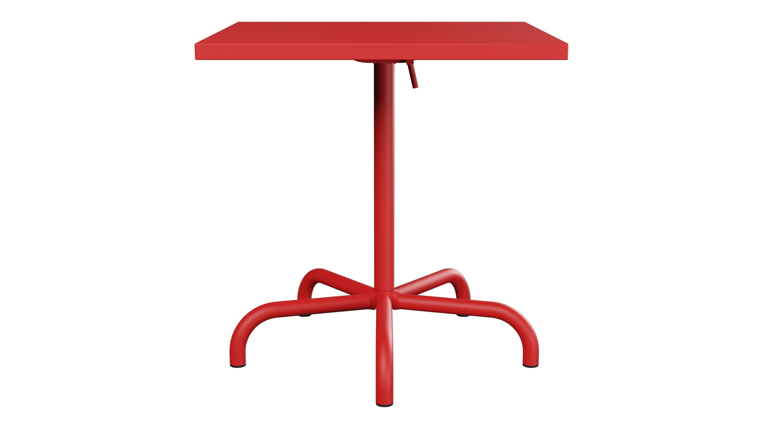 Säntis Metall-Gartentisch 70x70 klappbar in Rot präsentiert im Onlineshop von KAQTU Design AG. Gartentisch ist von Schaffner