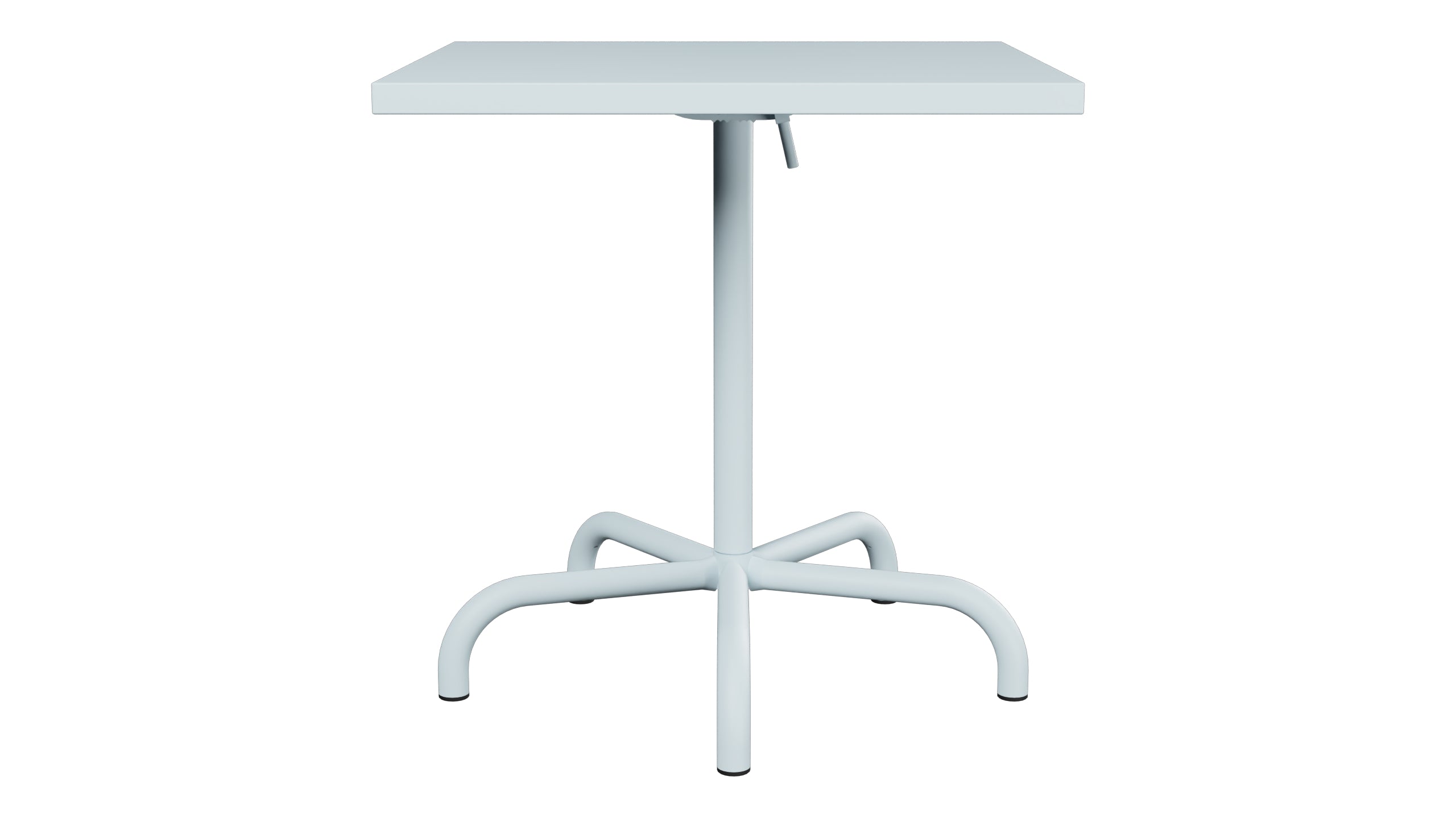 Säntis Metall-Gartentisch 70x70 klappbar in Pastellblau präsentiert im Onlineshop von KAQTU Design AG. Gartentisch ist von Schaffner