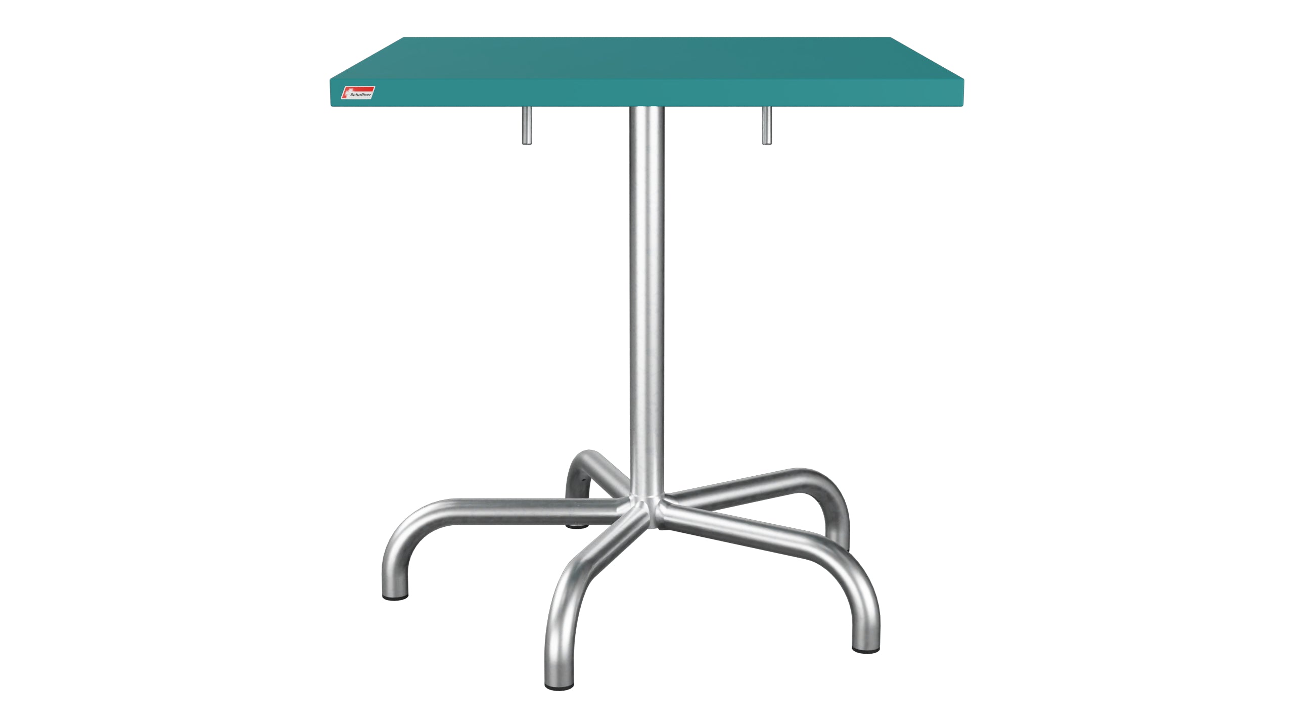 Säntis Metall-Gartentisch 70x70 klappbar in Kaliblau präsentiert im Onlineshop von KAQTU Design AG. Gartentisch ist von Schaffner