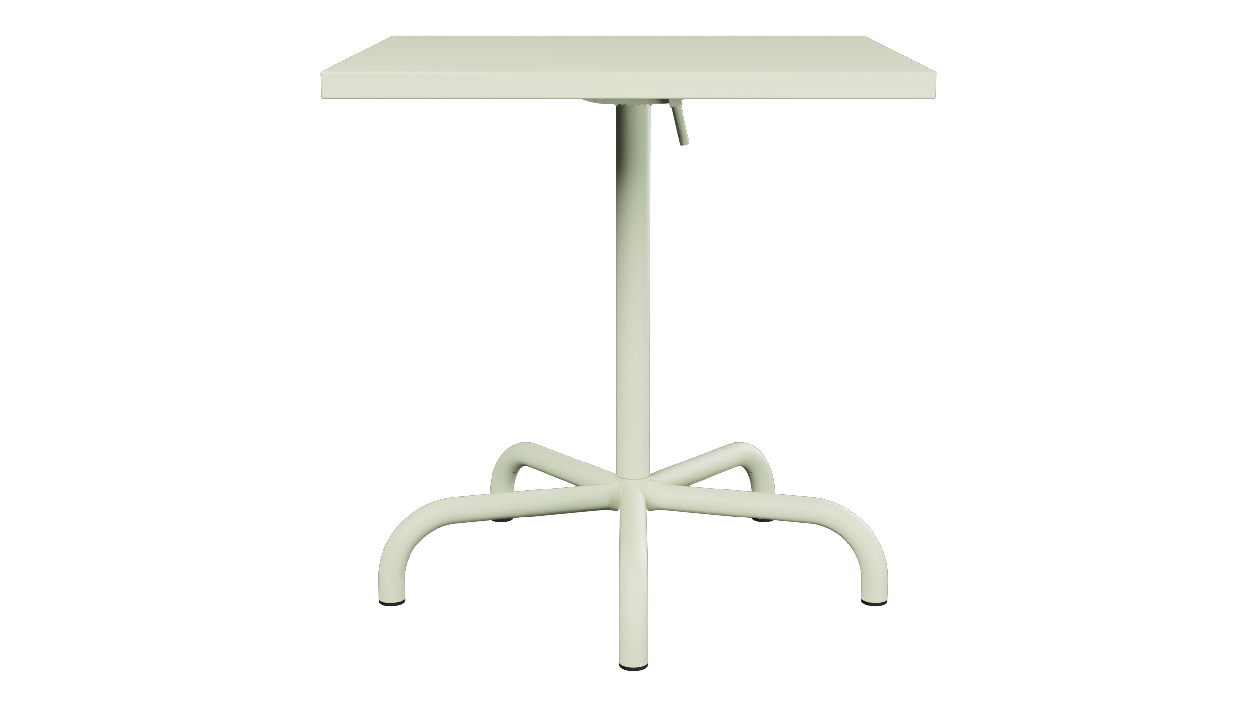 Säntis Metall-Gartentisch 70x70 klappbar in Pastellgrün präsentiert im Onlineshop von KAQTU Design AG. Gartentisch ist von Schaffner