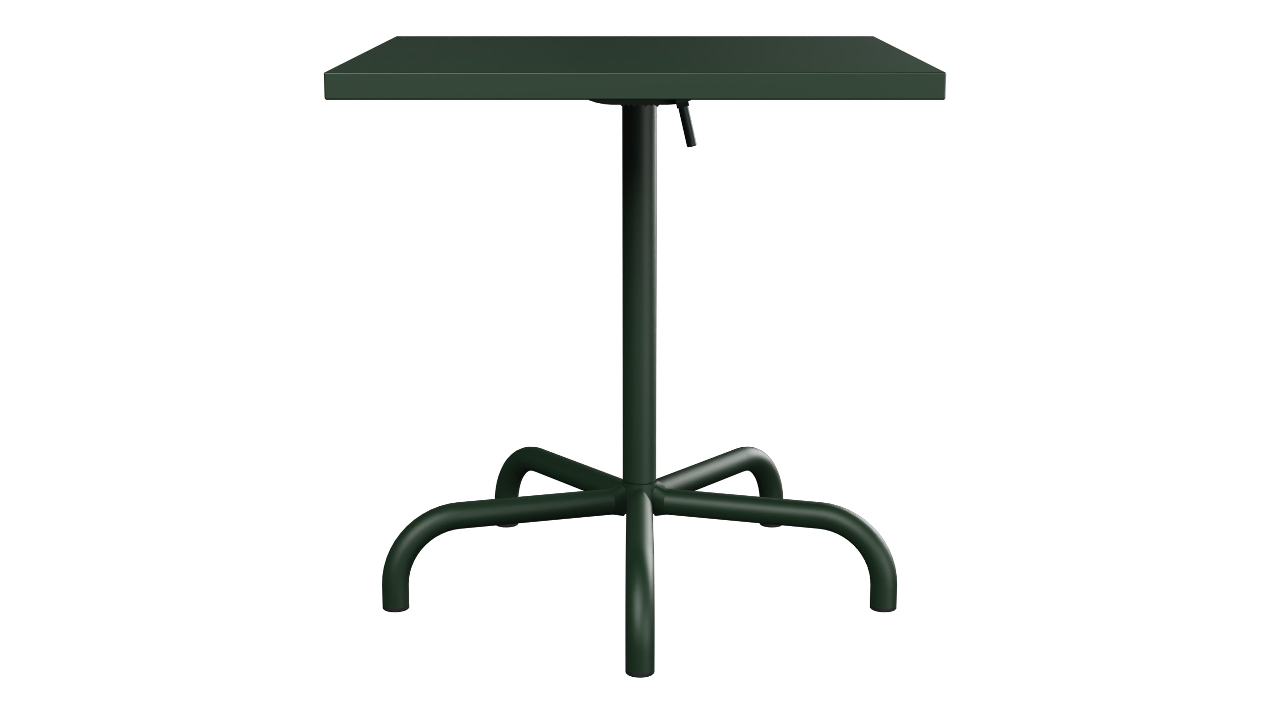 Säntis Metall-Gartentisch 70x70 klappbar in Tannengrün präsentiert im Onlineshop von KAQTU Design AG. Gartentisch ist von Schaffner
