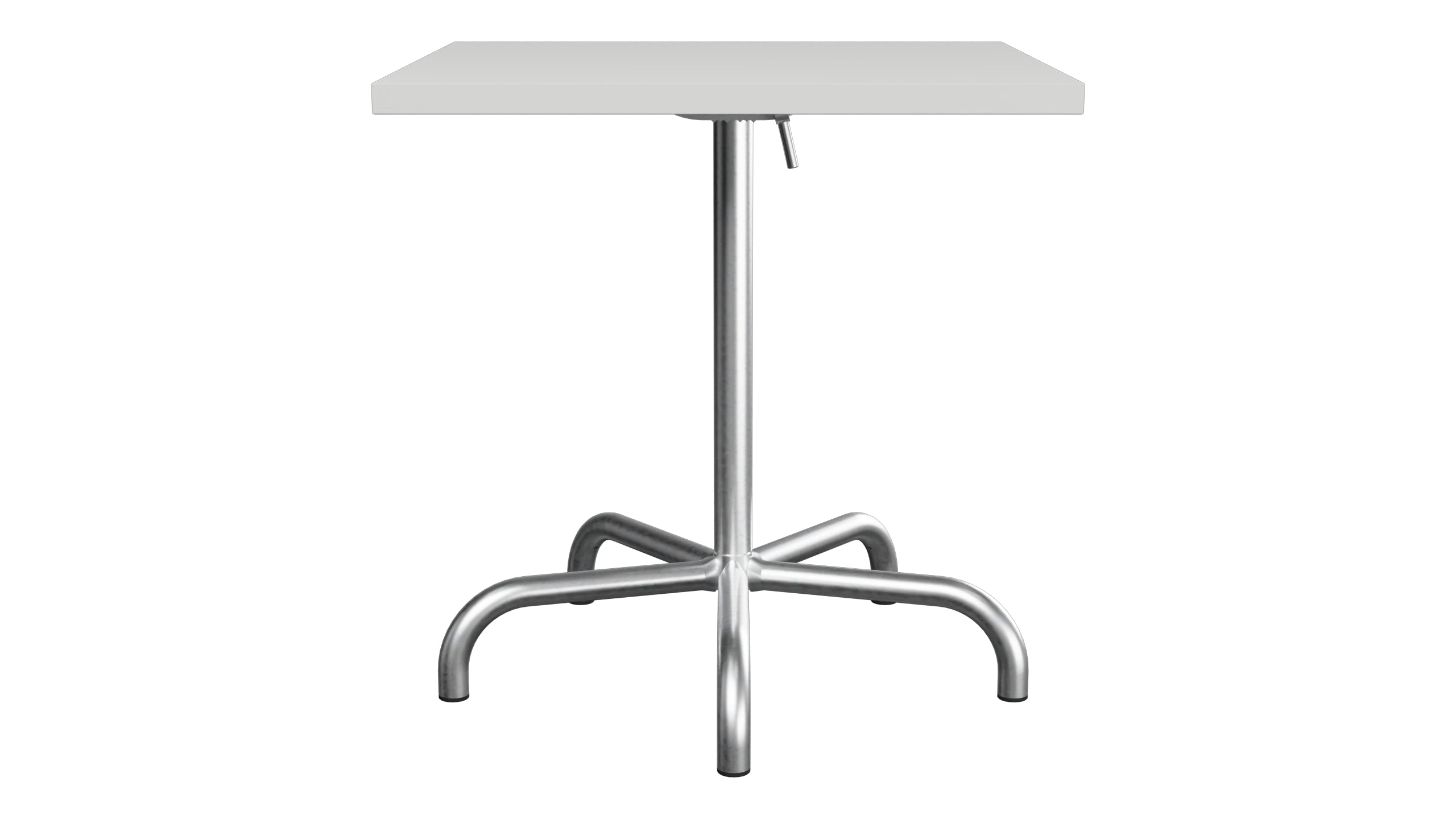 Säntis Metall-Gartentisch 70x70 klappbar in Alusilber präsentiert im Onlineshop von KAQTU Design AG. Gartentisch ist von Schaffner
