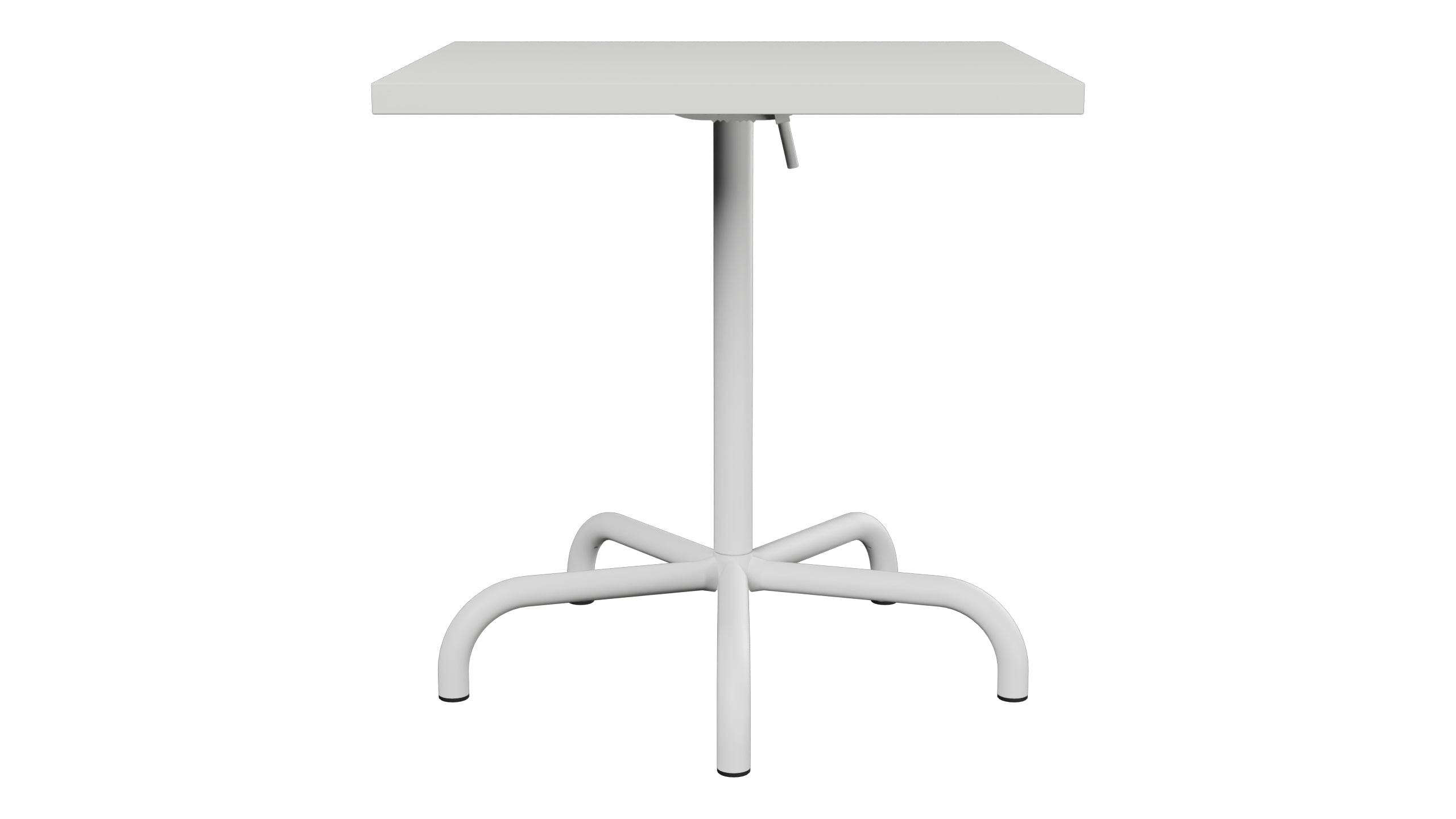 Säntis Metall-Gartentisch 70x70 klappbar in Alusilber präsentiert im Onlineshop von KAQTU Design AG. Gartentisch ist von Schaffner