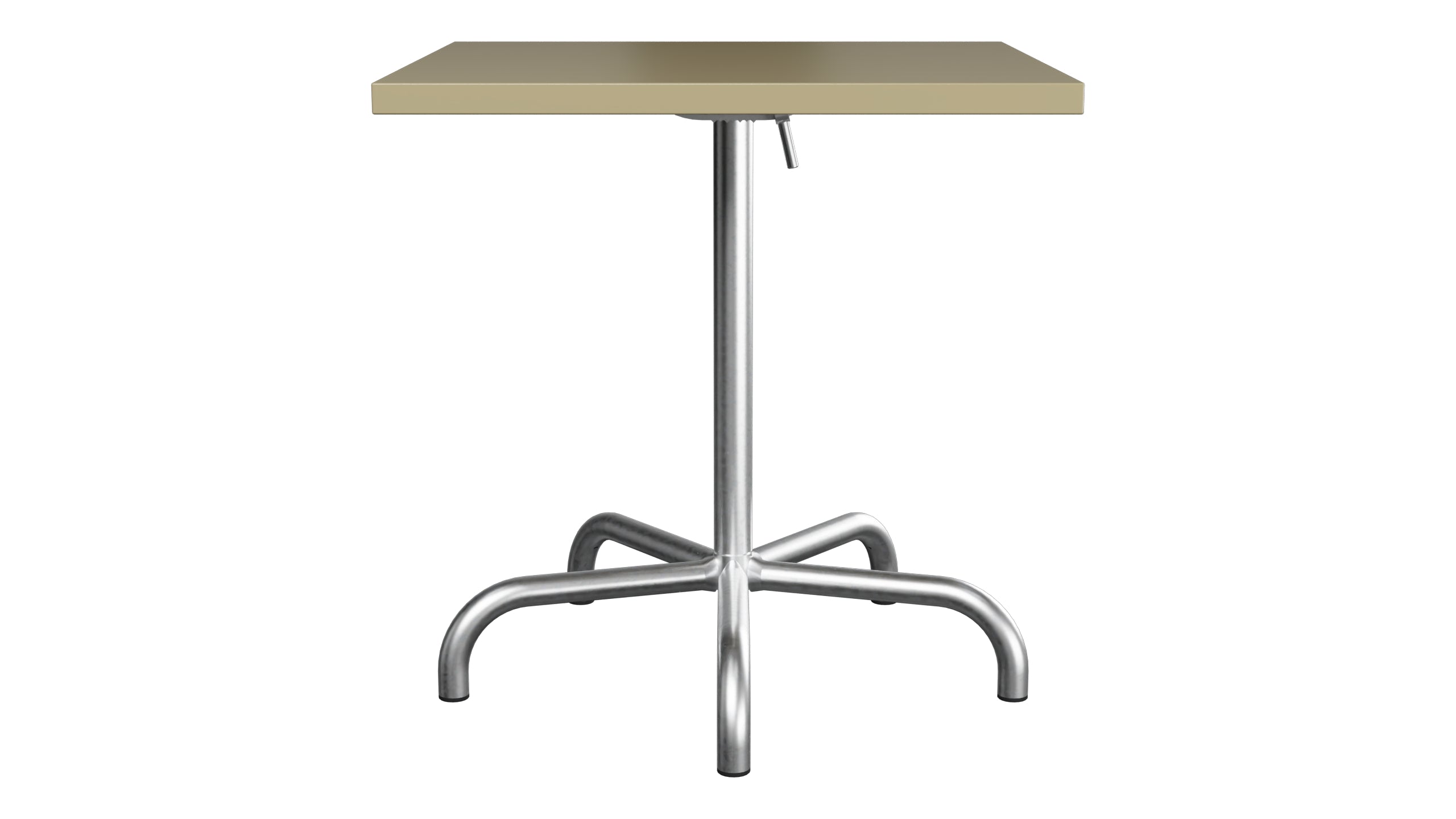 Säntis Metall-Gartentisch 70x70 klappbar in Champagner präsentiert im Onlineshop von KAQTU Design AG. Gartentisch ist von Schaffner