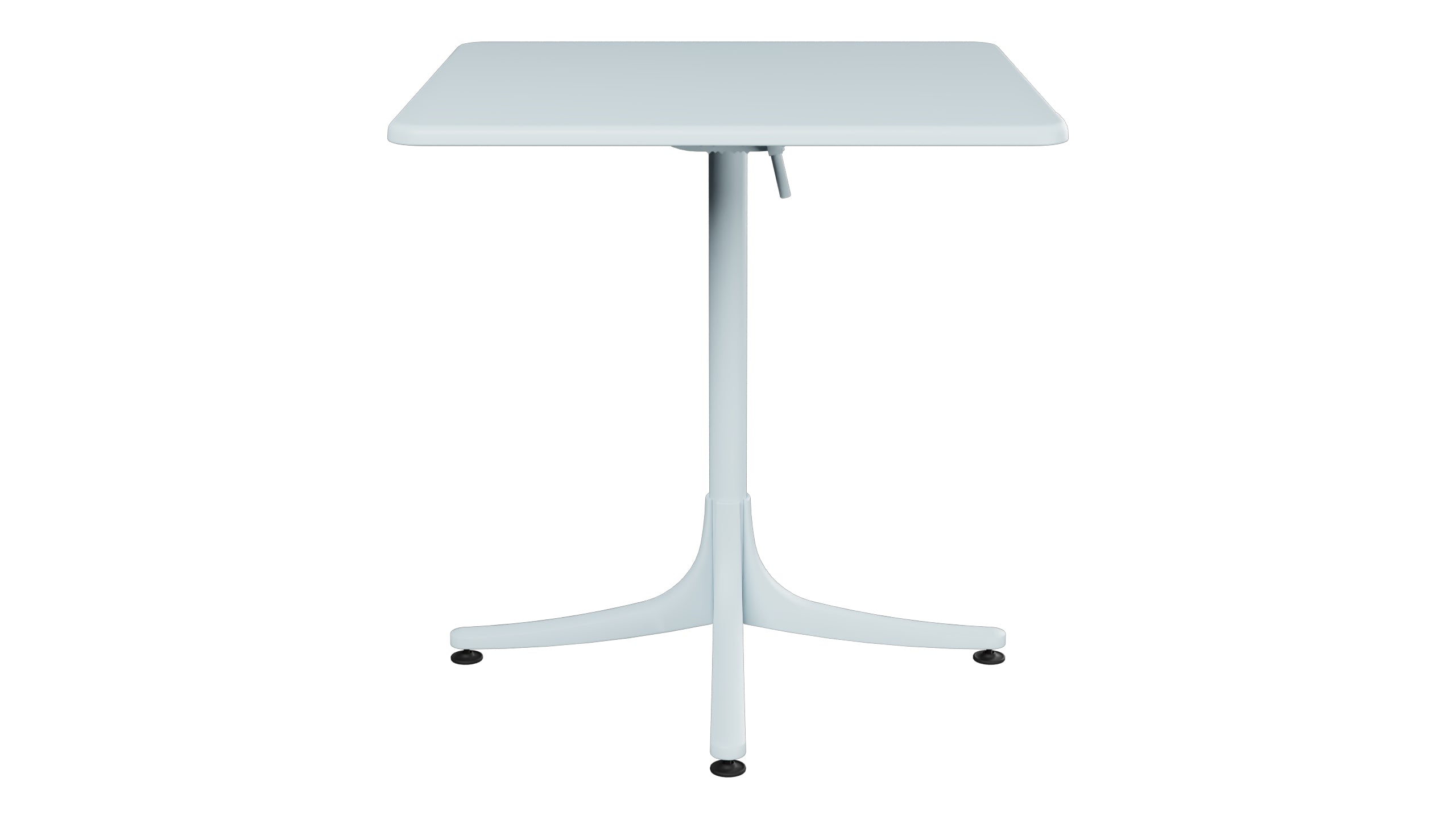 Schaffhausen Glasfaser-Gartentisch 70x70 klappbar in Pastellblau präsentiert im Onlineshop von KAQTU Design AG. Gartentisch ist von Schaffner