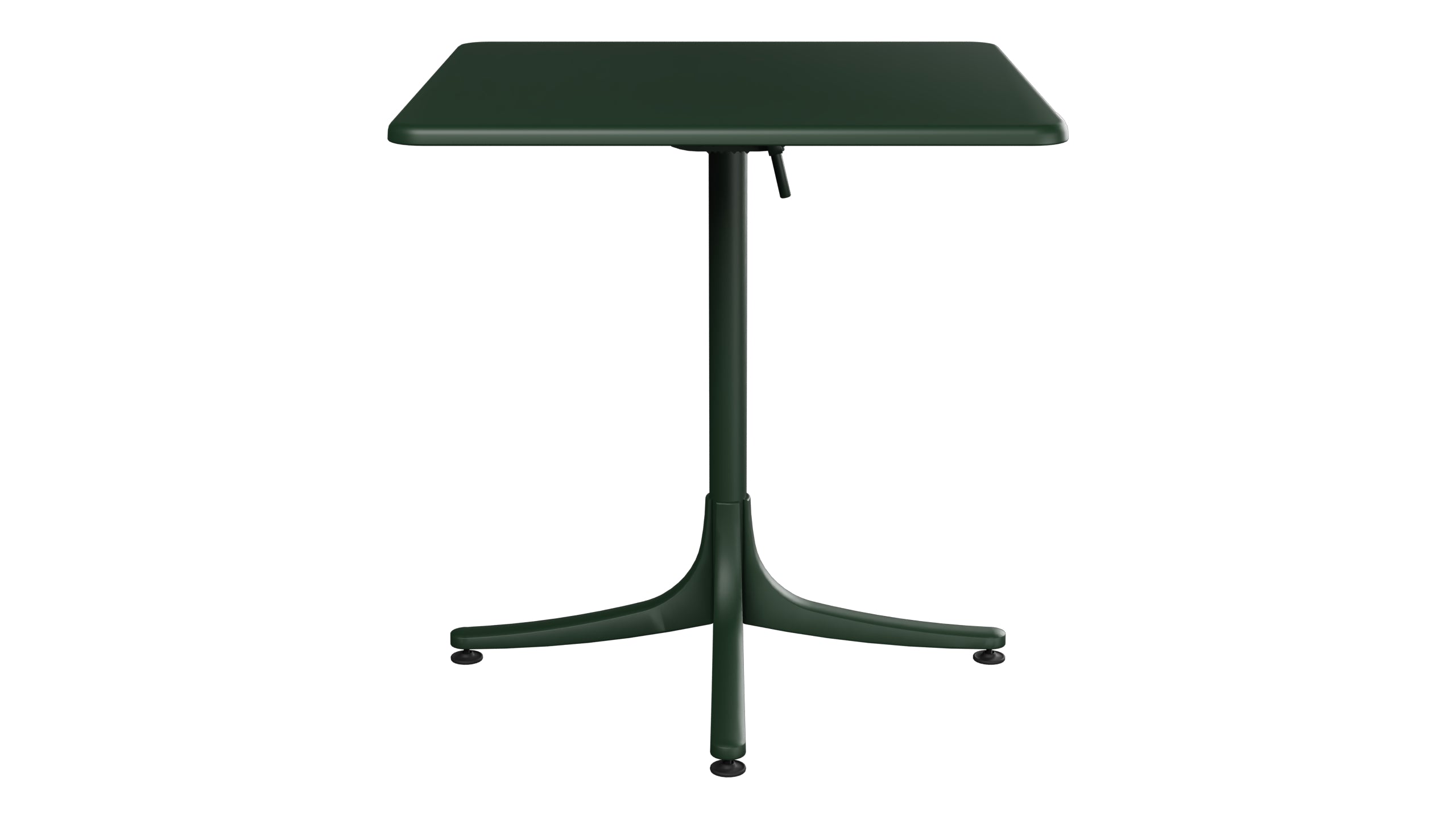 Schaffhausen Glasfaser-Gartentisch 70x70 klappbar in Tannengrün präsentiert im Onlineshop von KAQTU Design AG. Gartentisch ist von Schaffner