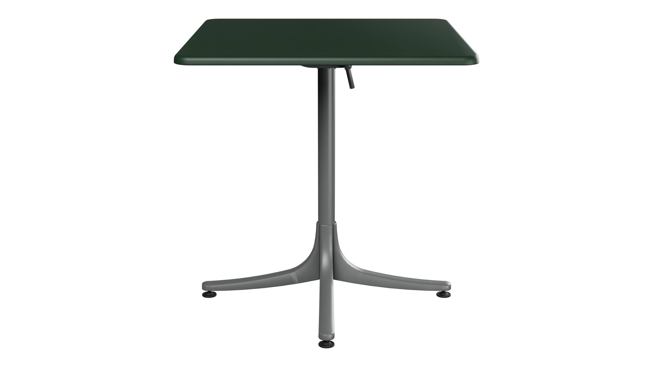 Schaffhausen Glasfaser-Gartentisch 70x70 klappbar in Tannengrün präsentiert im Onlineshop von KAQTU Design AG. Gartentisch ist von Schaffner
