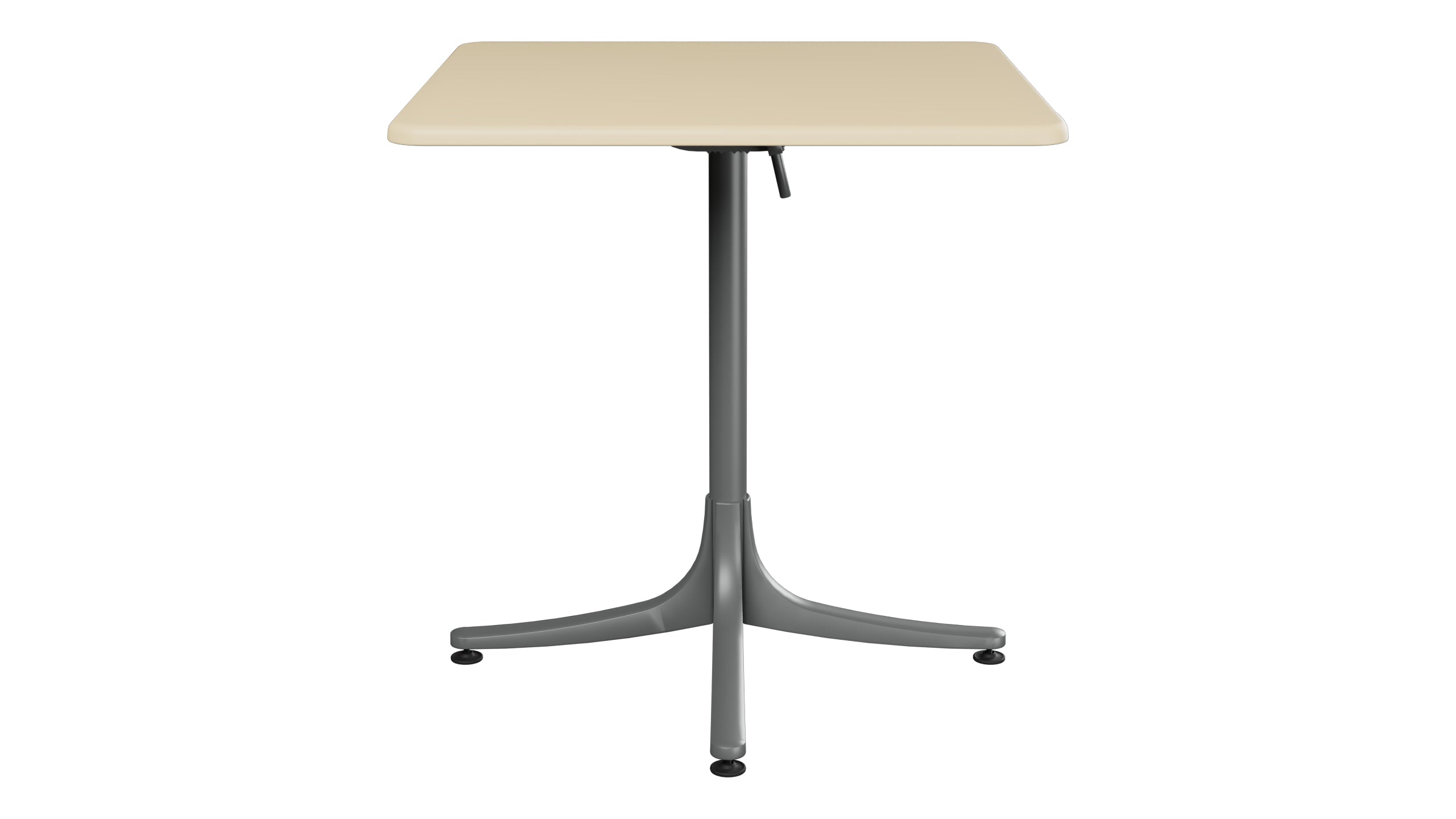 Schaffhausen Glasfaser-Gartentisch 70x70 klappbar in Pastellbraun präsentiert im Onlineshop von KAQTU Design AG. Gartentisch ist von Schaffner
