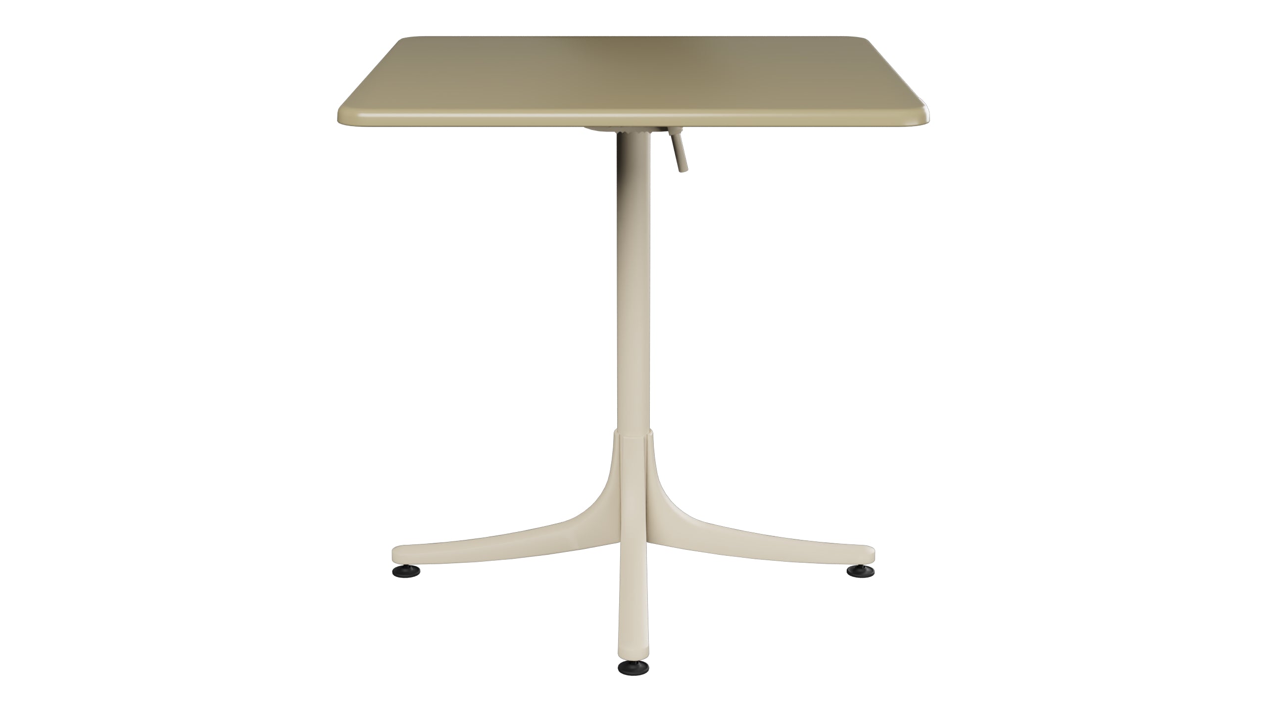 Schaffhausen Glasfaser-Gartentisch 70x70 klappbar in Champagner präsentiert im Onlineshop von KAQTU Design AG. Gartentisch ist von Schaffner