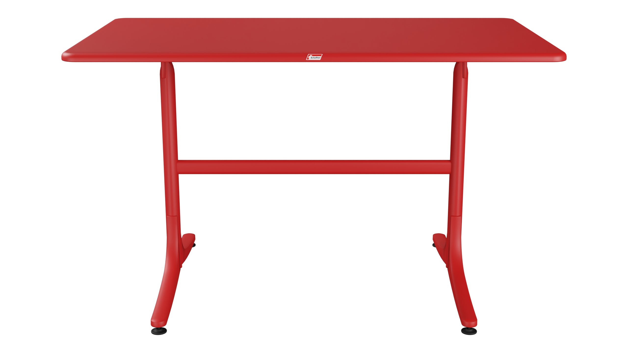 Schaffhausen Glasfaser-Gartentisch 120x70 klappbar in Rot präsentiert im Onlineshop von KAQTU Design AG. Gartentisch ist von Schaffner