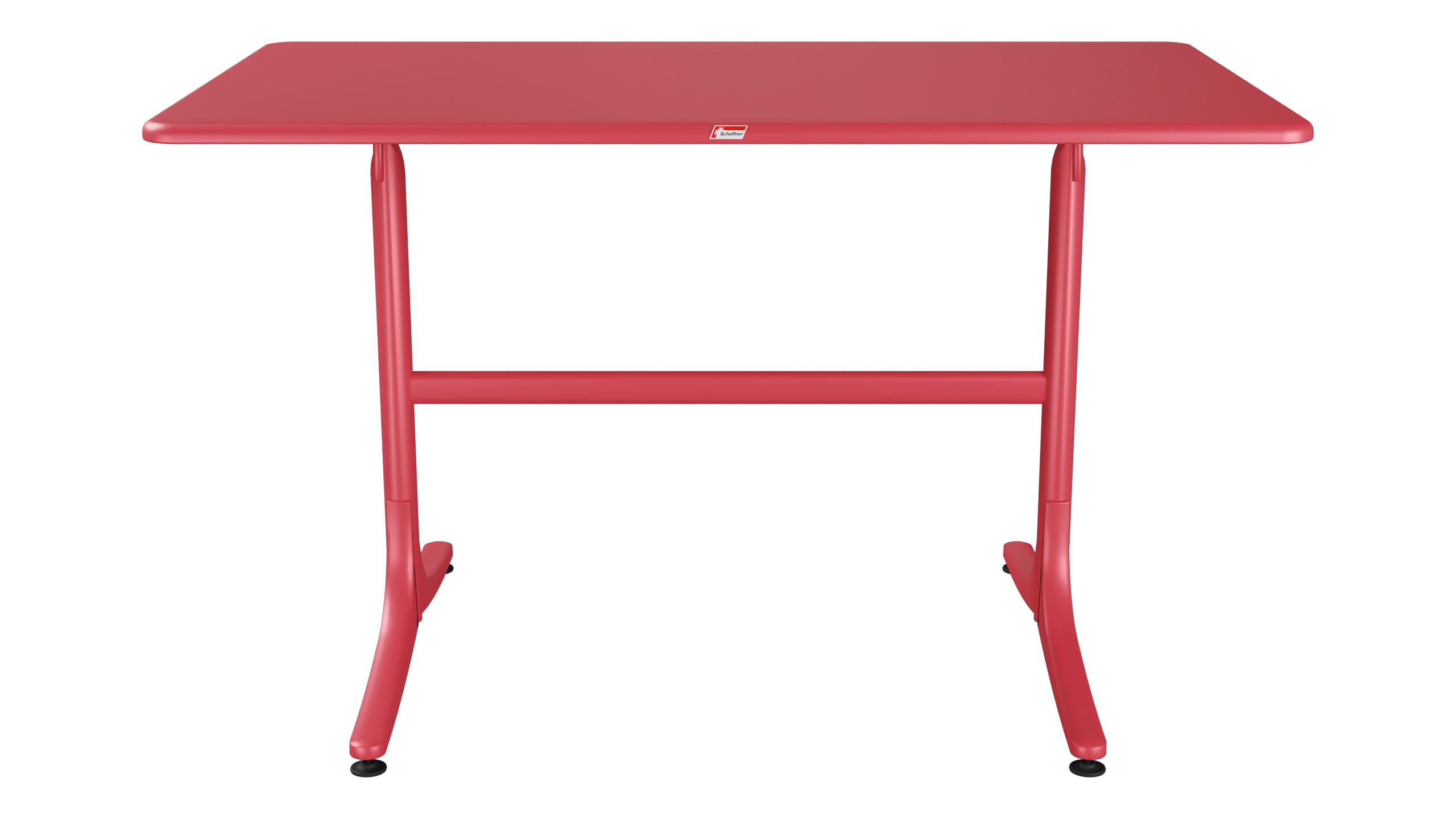 Schaffhausen Glasfaser-Gartentisch 120x70 klappbar in Ahornrot präsentiert im Onlineshop von KAQTU Design AG. Gartentisch ist von Schaffner