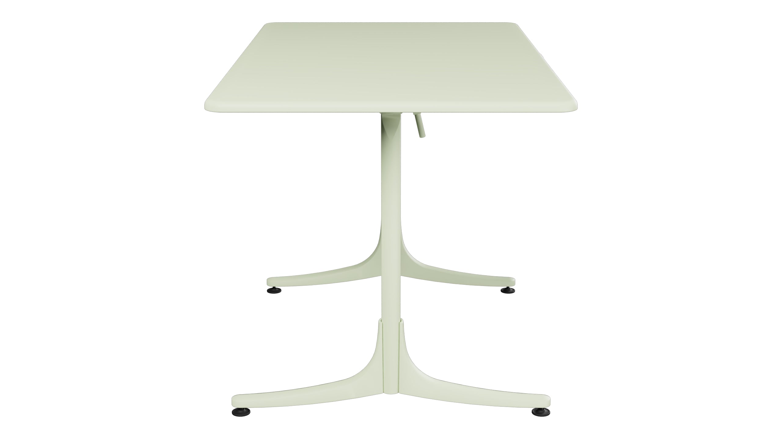 Schaffhausen Glasfaser-Gartentisch 120x70 klappbar in Pastellgrün präsentiert im Onlineshop von KAQTU Design AG. Gartentisch ist von Schaffner