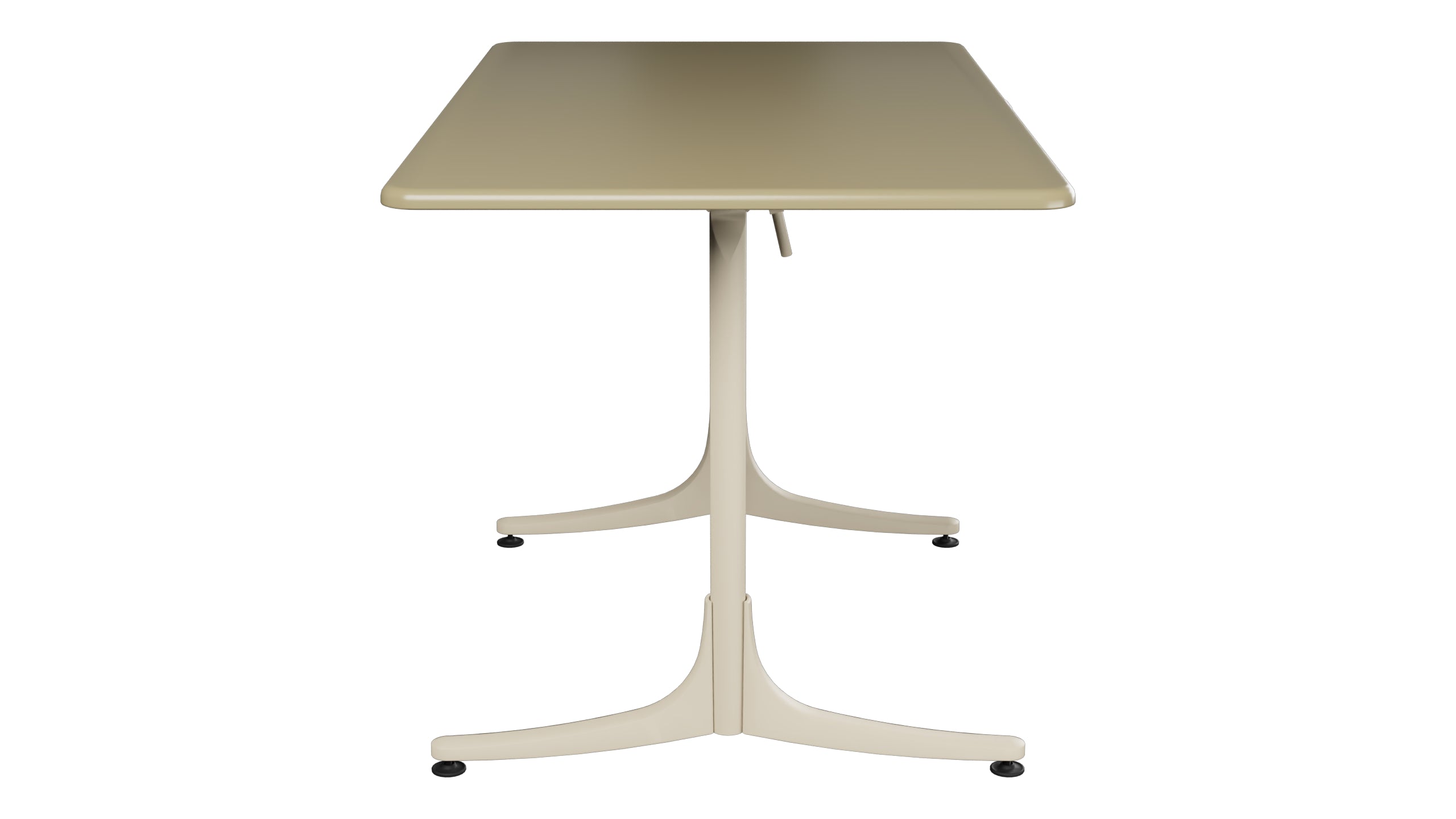 Schaffhausen Glasfaser-Gartentisch 120x70 klappbar in Champagner präsentiert im Onlineshop von KAQTU Design AG. Gartentisch ist von Schaffner