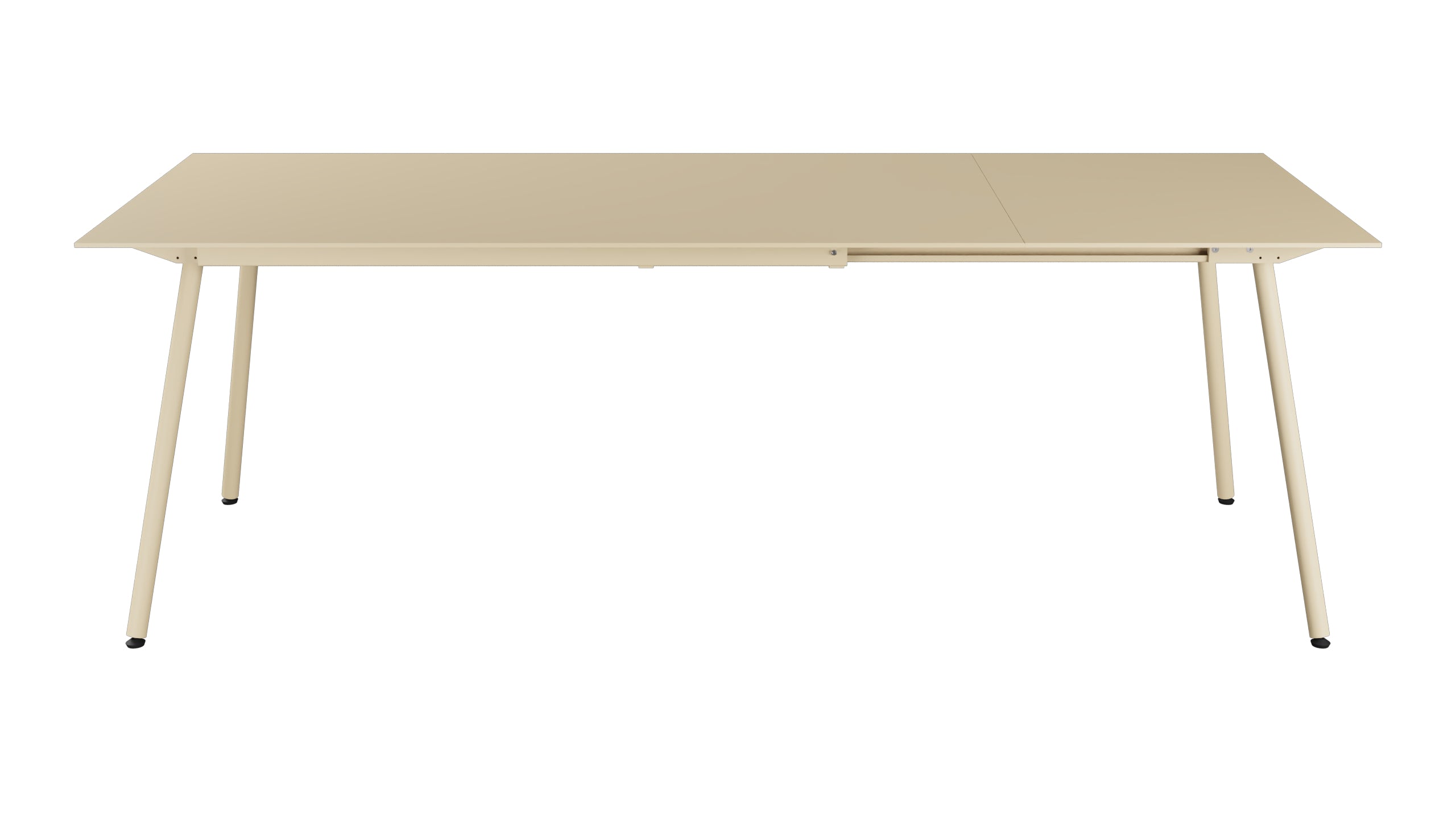 Locarno Glasfaser-Gartentisch 160/220x90 ausziehbar in Pastellbraun präsentiert im Onlineshop von KAQTU Design AG. Gartentisch ist von Schaffner