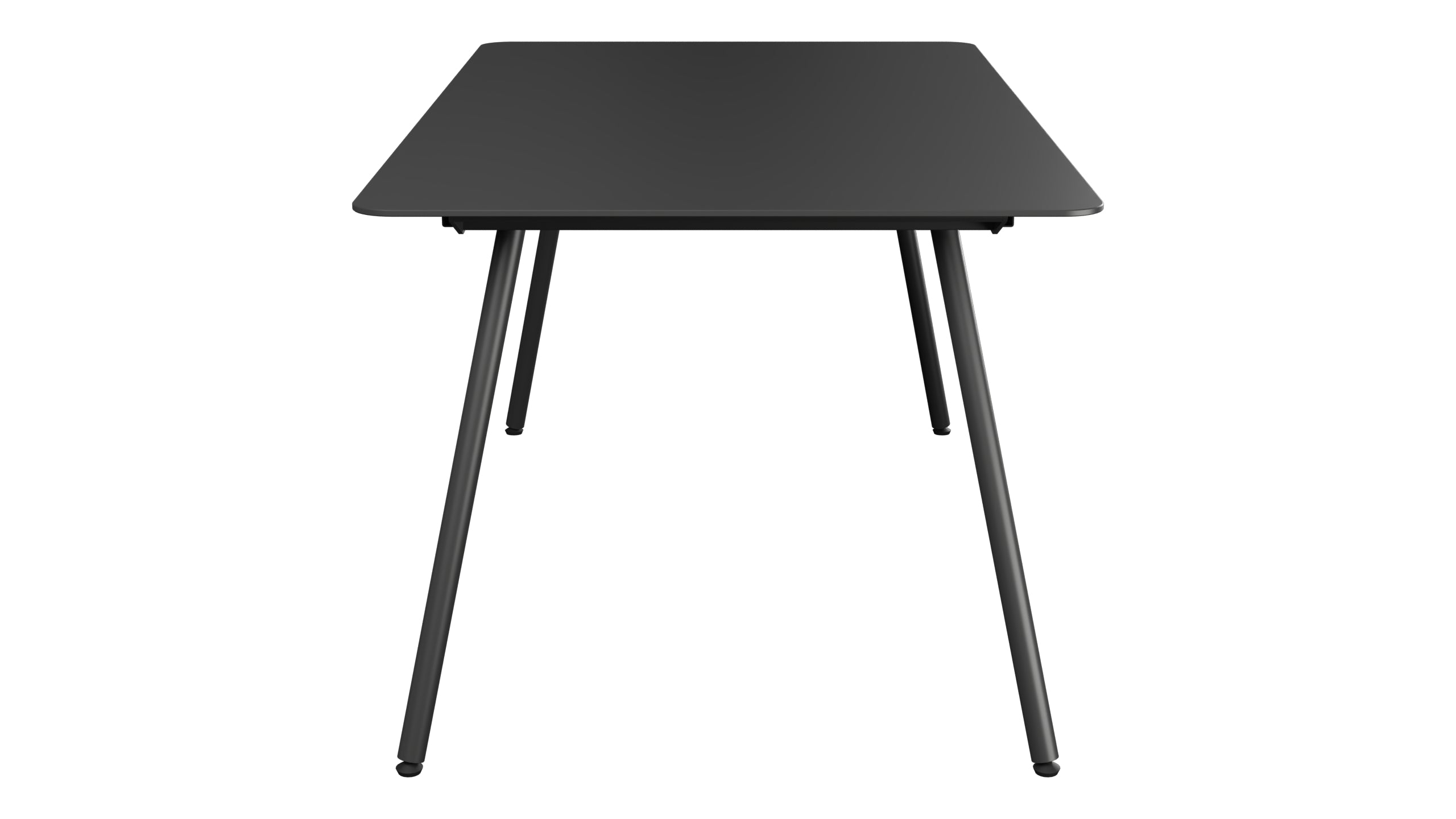 Locarno Glasfaser-Gartentisch 160x90 gerundete Ecken in Anthrazit präsentiert im Onlineshop von KAQTU Design AG. Gartentisch ist von Schaffner