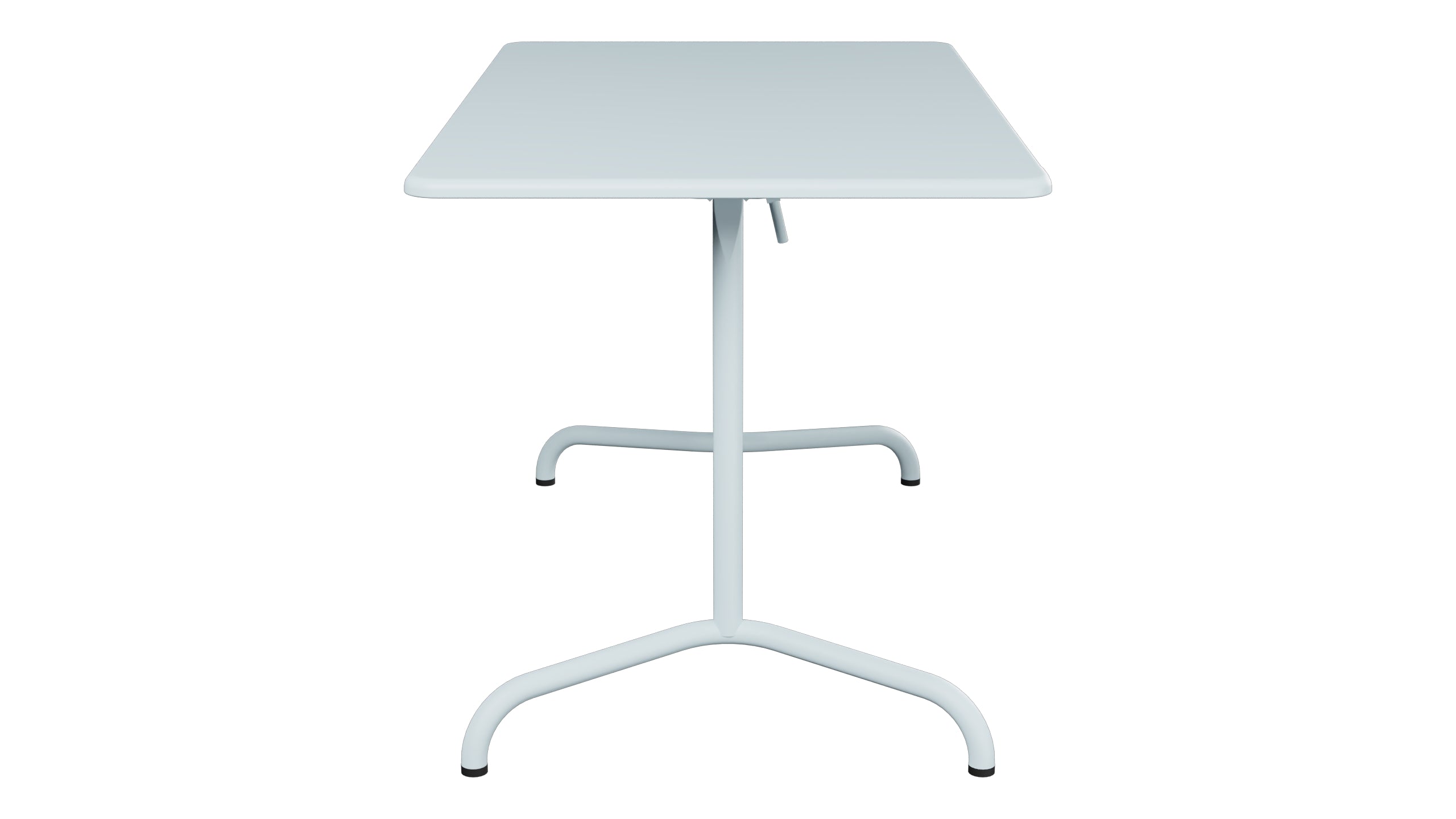 Davos Glasfaser-Gartentisch 120x70 klappbar in Pastellblau präsentiert im Onlineshop von KAQTU Design AG. Gartentisch ist von Schaffner