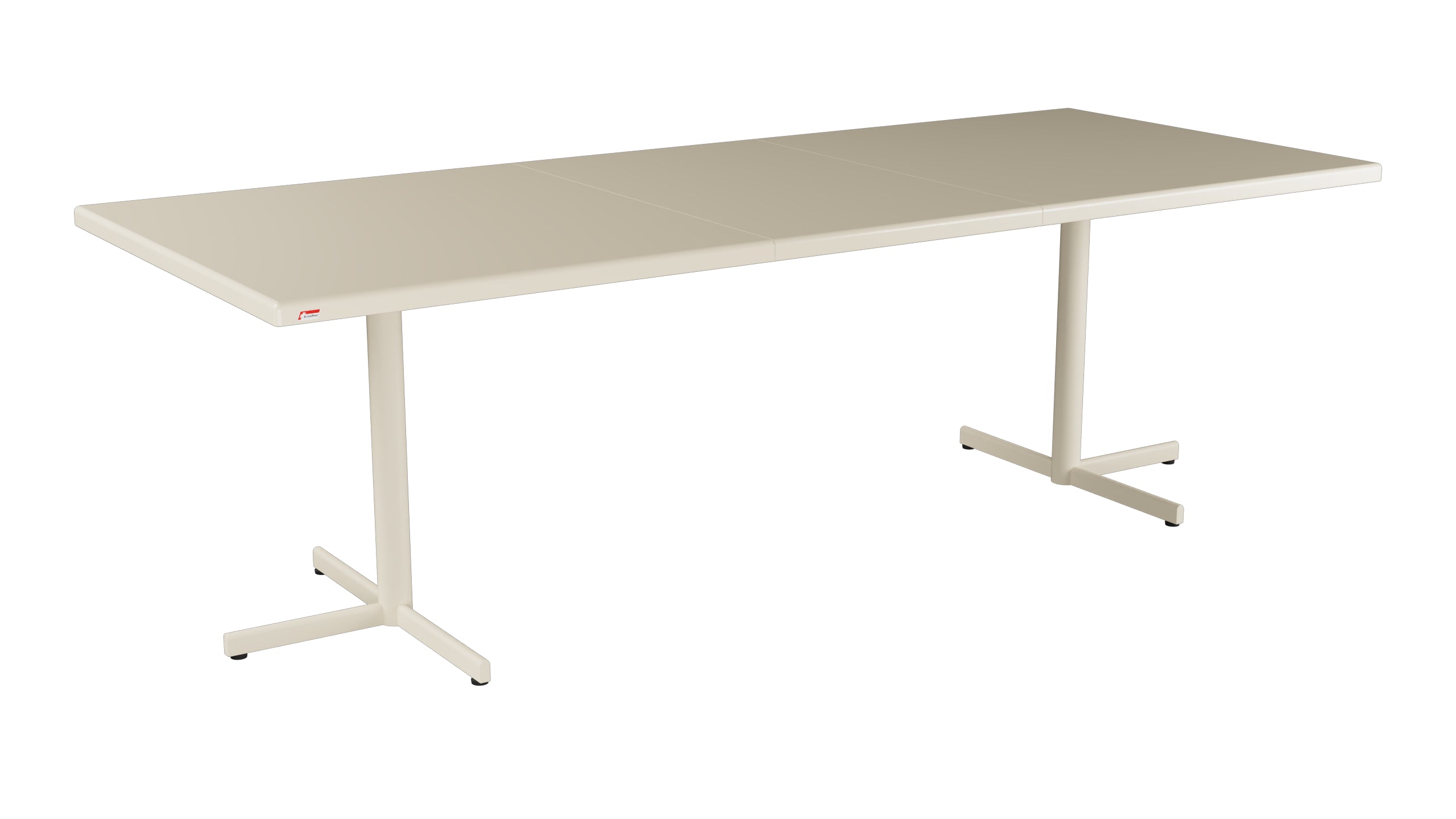 Bodensee Glasfaser-Gartentisch 176/234x95 eckig klappbar, ausziehbar in Pastellsand präsentiert im Onlineshop von KAQTU Design AG. Gartentisch ist von Schaffner