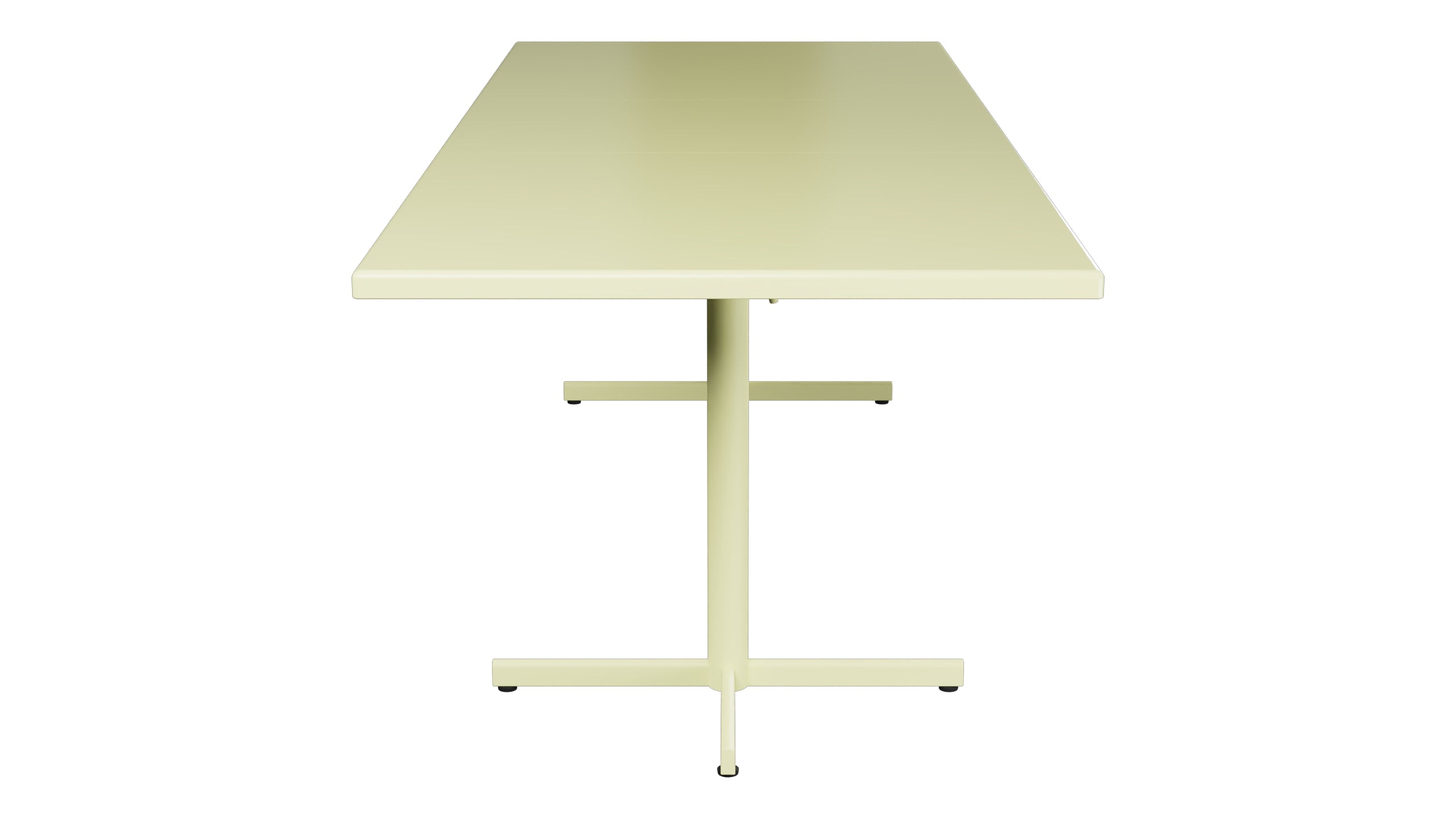 Bodensee Glasfaser-Gartentisch 176/234x95 eckig klappbar, ausziehbar in Buchsbaumgelb präsentiert im Onlineshop von KAQTU Design AG. Gartentisch ist von Schaffner