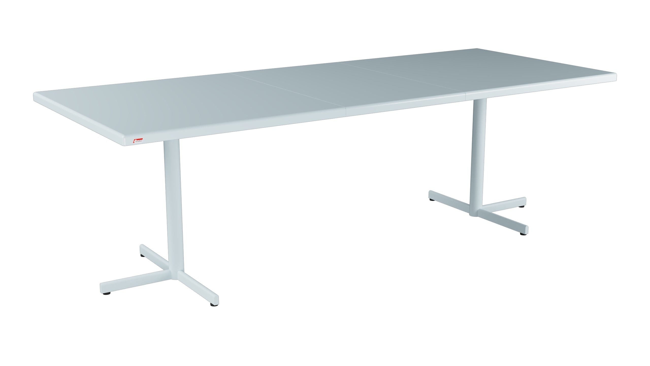 Bodensee Glasfaser-Gartentisch 176/234x95 eckig klappbar, ausziehbar in Pastellblau präsentiert im Onlineshop von KAQTU Design AG. Gartentisch ist von Schaffner