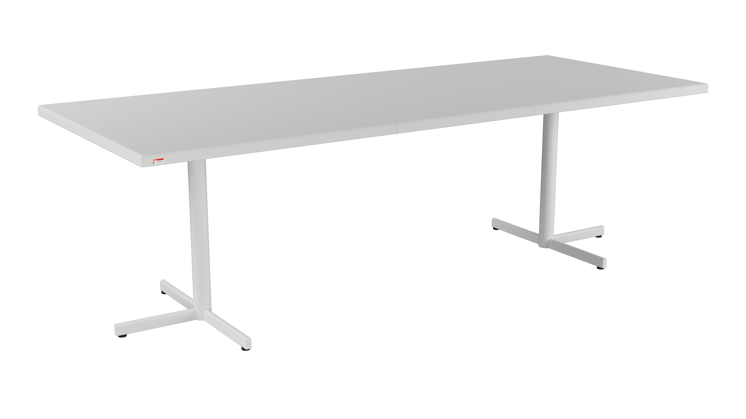 Bodensee Glasfaser-Gartentisch 176/234x95 eckig klappbar, ausziehbar in Alusilber präsentiert im Onlineshop von KAQTU Design AG. Gartentisch ist von Schaffner