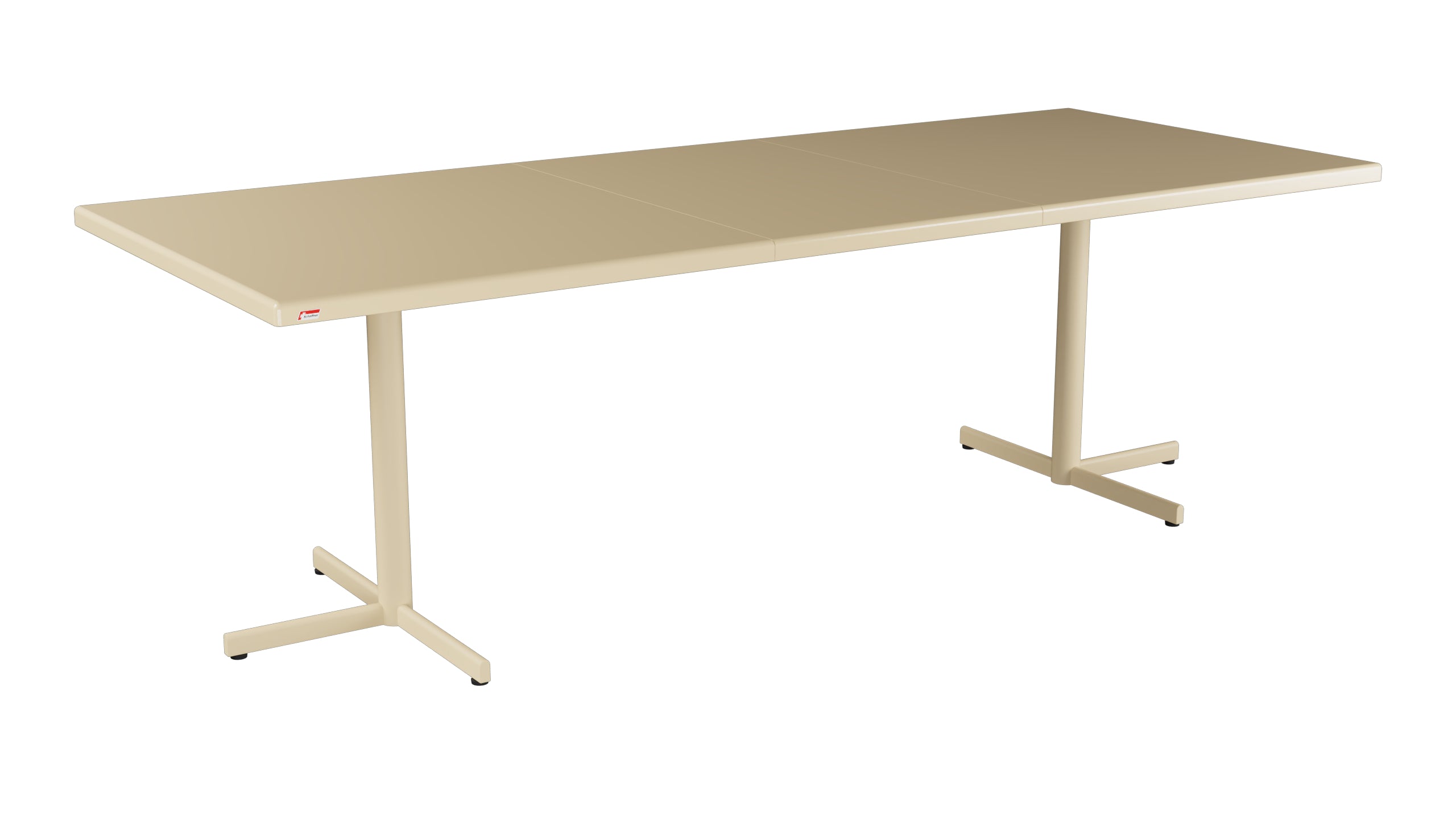 Bodensee Glasfaser-Gartentisch 176/234x95 eckig klappbar, ausziehbar in Pastellbraun präsentiert im Onlineshop von KAQTU Design AG. Gartentisch ist von Schaffner