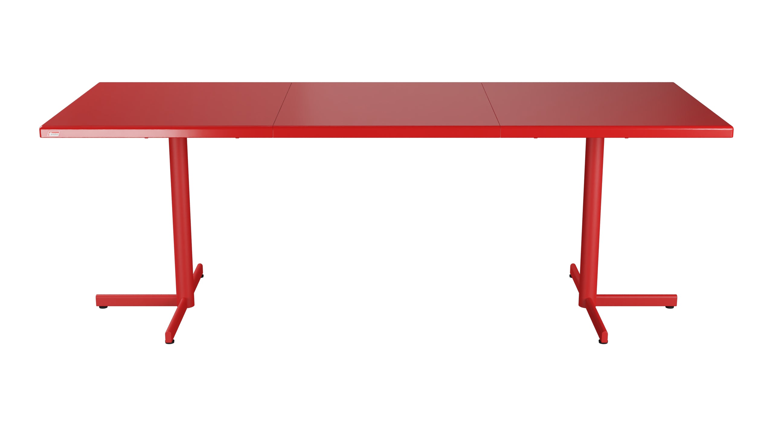 Bodensee Glasfaser-Gartentisch 140/210x80 klappbar, ausziehbar  in Rot präsentiert im Onlineshop von KAQTU Design AG. Gartentisch ist von Schaffner