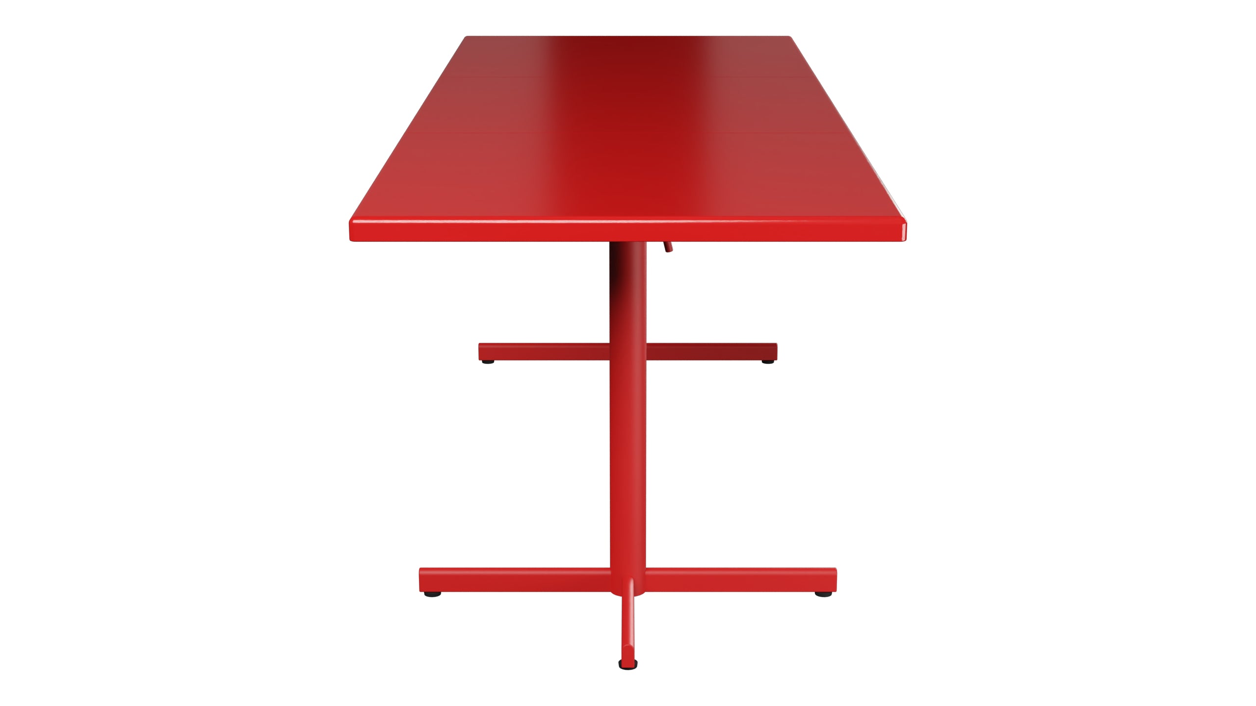 Bodensee Glasfaser-Gartentisch 140/210x80 klappbar, ausziehbar  in Rot präsentiert im Onlineshop von KAQTU Design AG. Gartentisch ist von Schaffner
