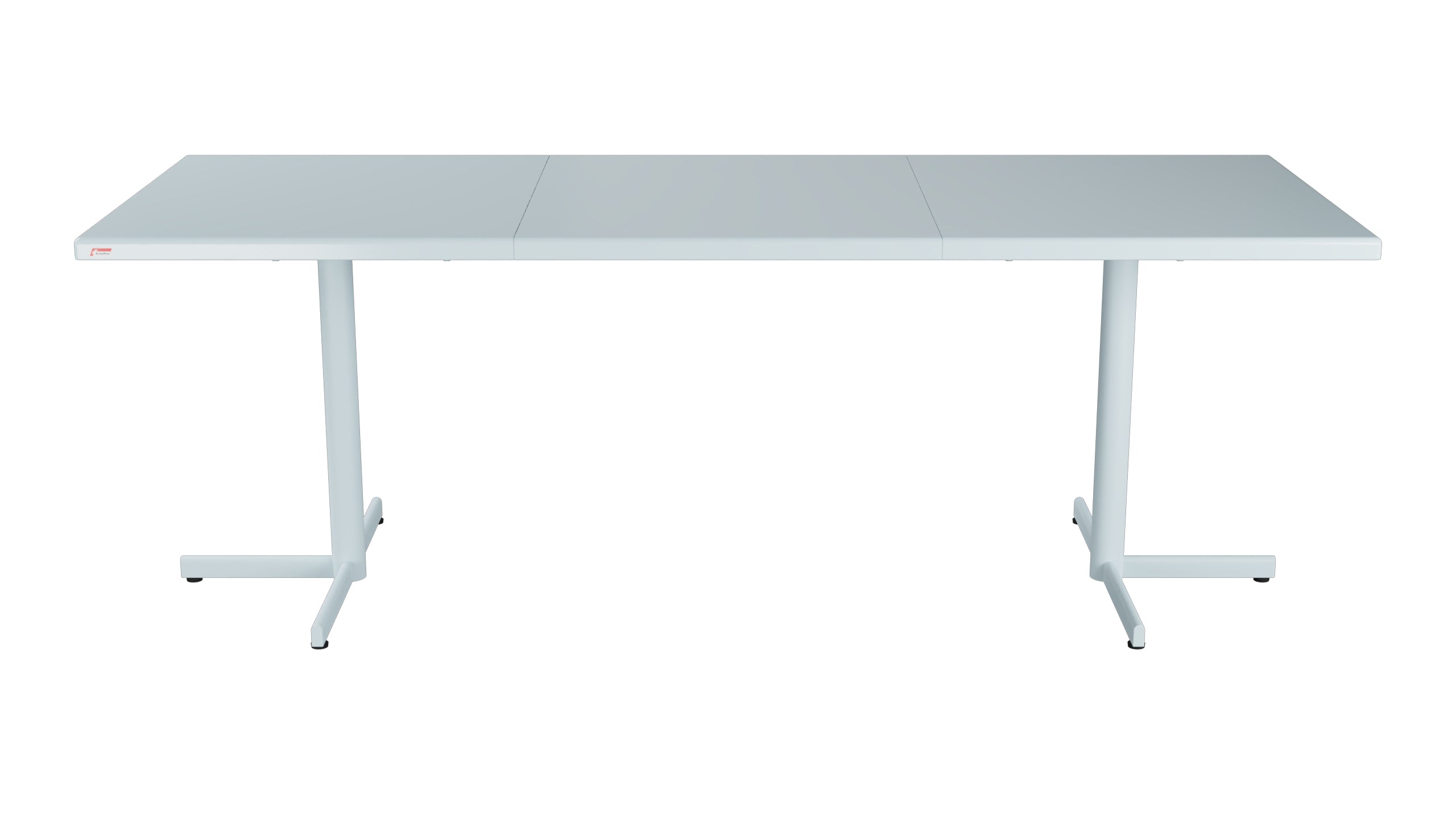 Bodensee Glasfaser-Gartentisch 140/210x80 klappbar, ausziehbar  in Pastellblau präsentiert im Onlineshop von KAQTU Design AG. Gartentisch ist von Schaffner