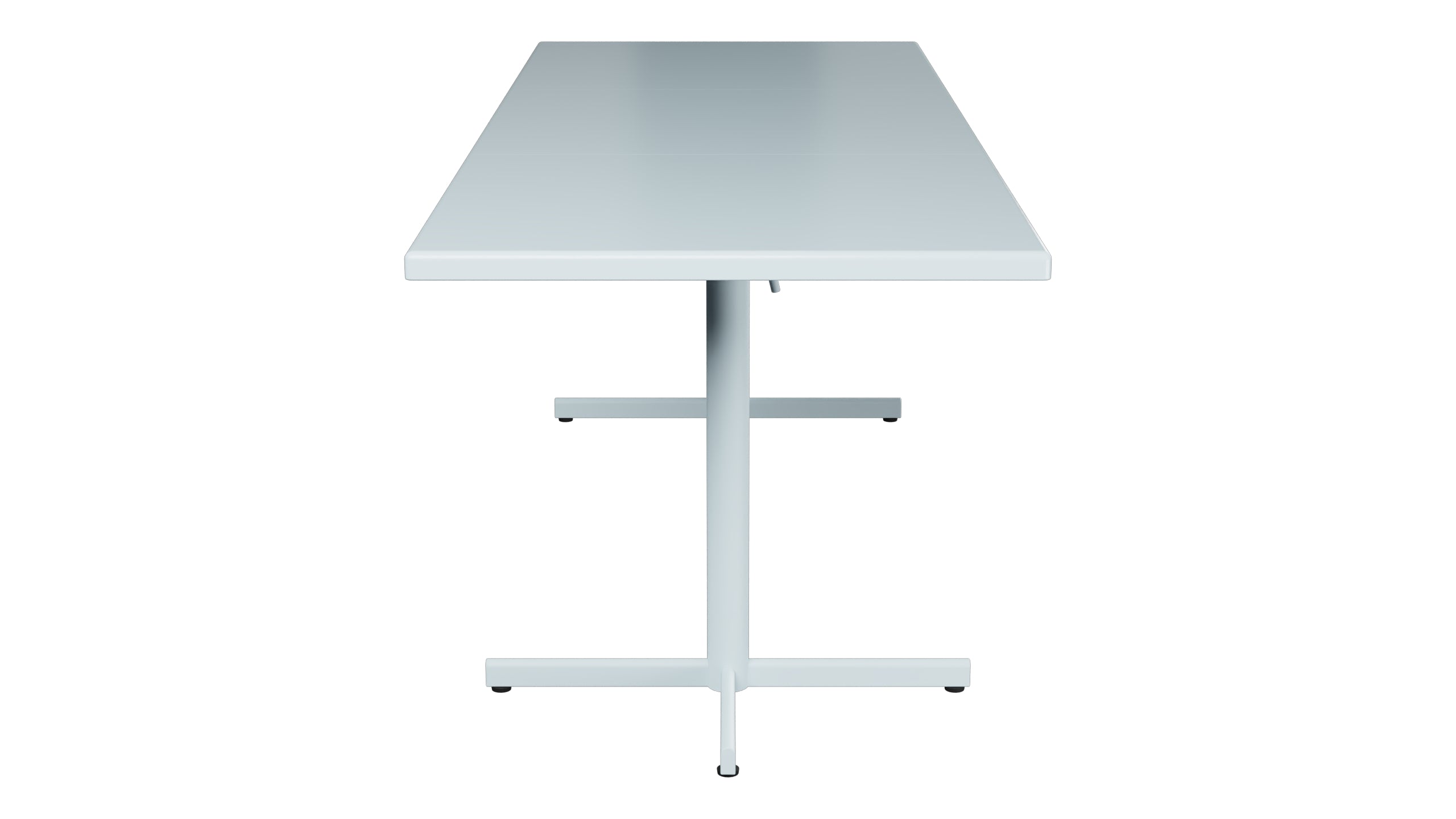 Bodensee Glasfaser-Gartentisch 140/210x80 klappbar, ausziehbar  in Pastellblau präsentiert im Onlineshop von KAQTU Design AG. Gartentisch ist von Schaffner