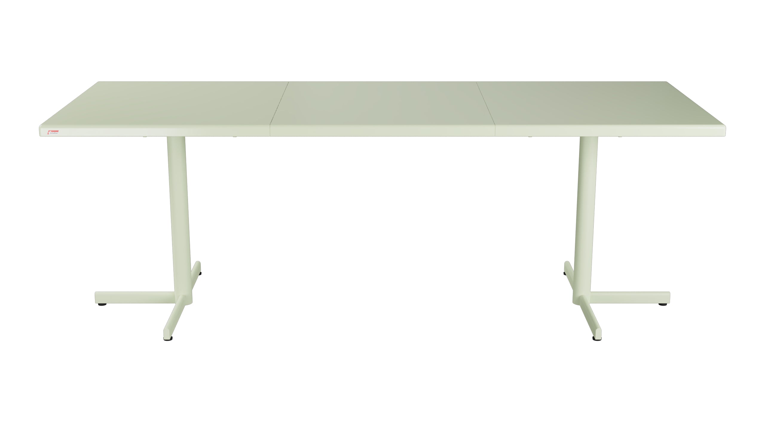 Bodensee Glasfaser-Gartentisch 140/210x80 klappbar, ausziehbar  in Pastellgrün präsentiert im Onlineshop von KAQTU Design AG. Gartentisch ist von Schaffner