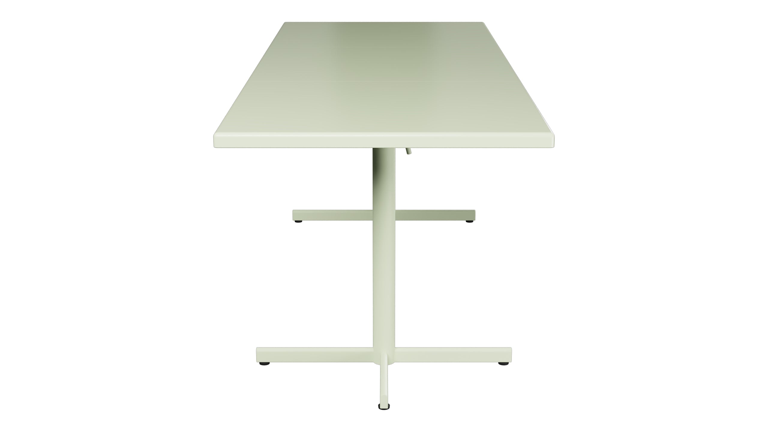 Bodensee Glasfaser-Gartentisch 140/210x80 klappbar, ausziehbar  in Pastellgrün präsentiert im Onlineshop von KAQTU Design AG. Gartentisch ist von Schaffner