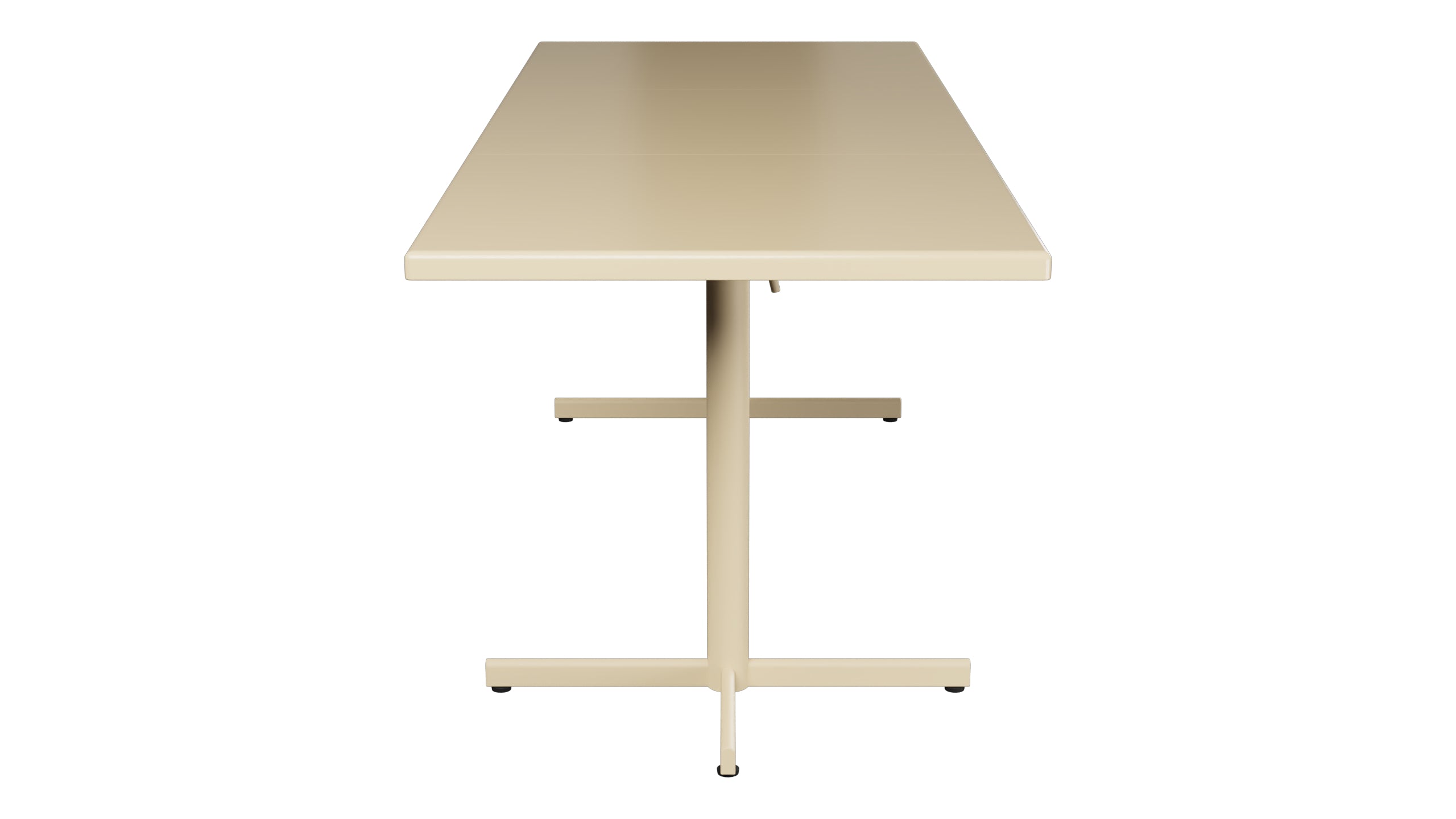 Bodensee Glasfaser-Gartentisch 140/210x80 klappbar, ausziehbar  in Pastellbraun präsentiert im Onlineshop von KAQTU Design AG. Gartentisch ist von Schaffner
