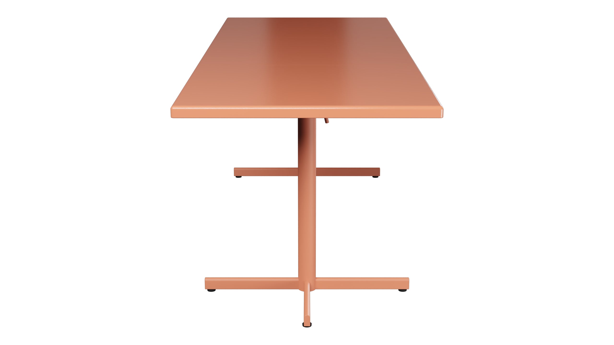 Bodensee Glasfaser-Gartentisch 140/210x80 klappbar, ausziehbar  in Pastellterracotta präsentiert im Onlineshop von KAQTU Design AG. Gartentisch ist von Schaffner