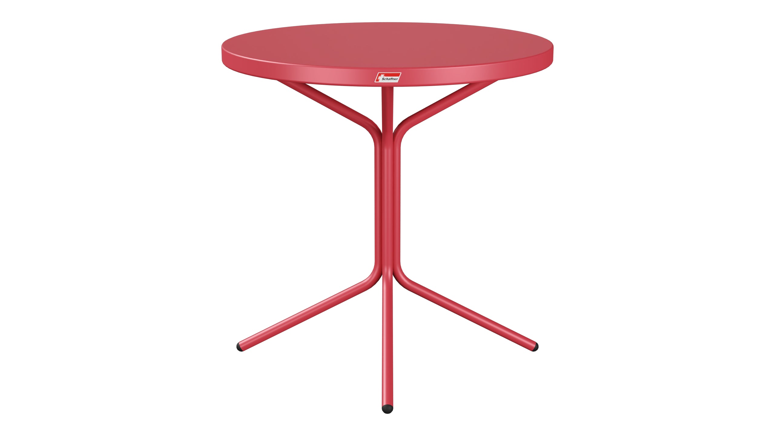 PIX Metall-Beistelltisch Outdoor ø54 / 54 in Ahornrot präsentiert im Onlineshop von KAQTU Design AG. Beistelltisch Outdoor ist von Schaffner
