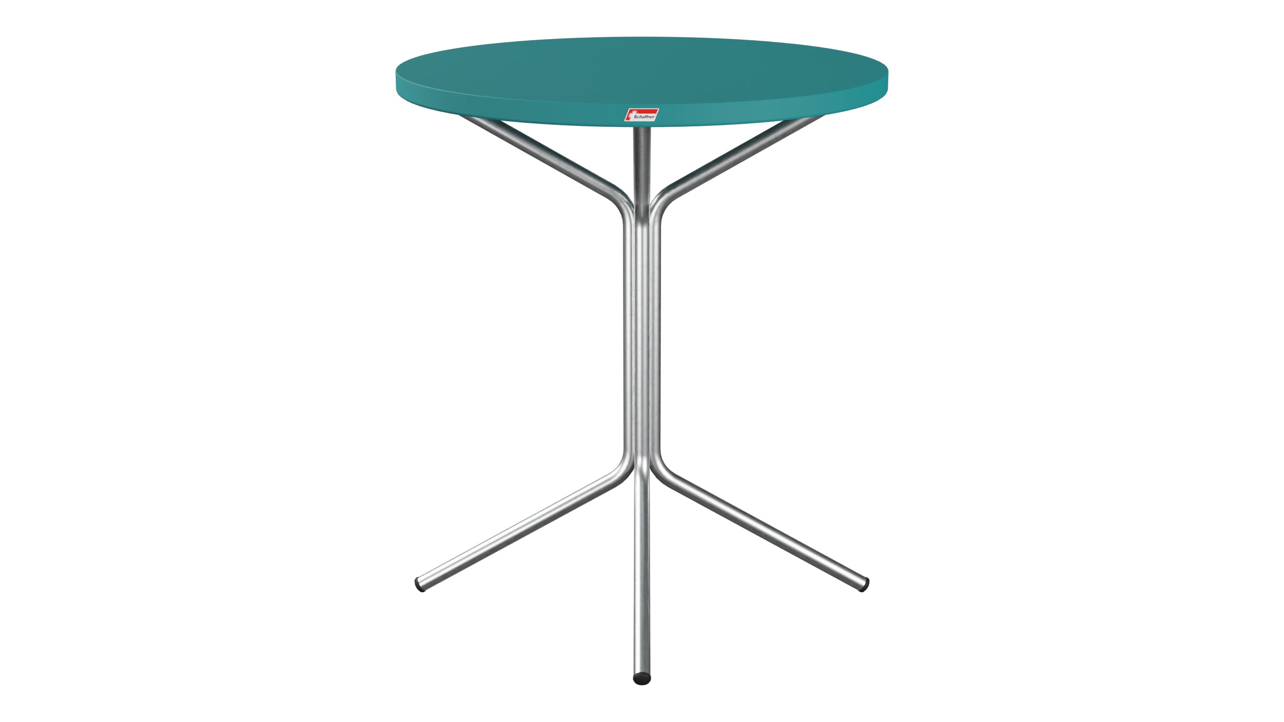 PIX Metall-Gartentisch ø60 / 70 in Kaliblau präsentiert im Onlineshop von KAQTU Design AG. Gartentisch ist von Schaffner
