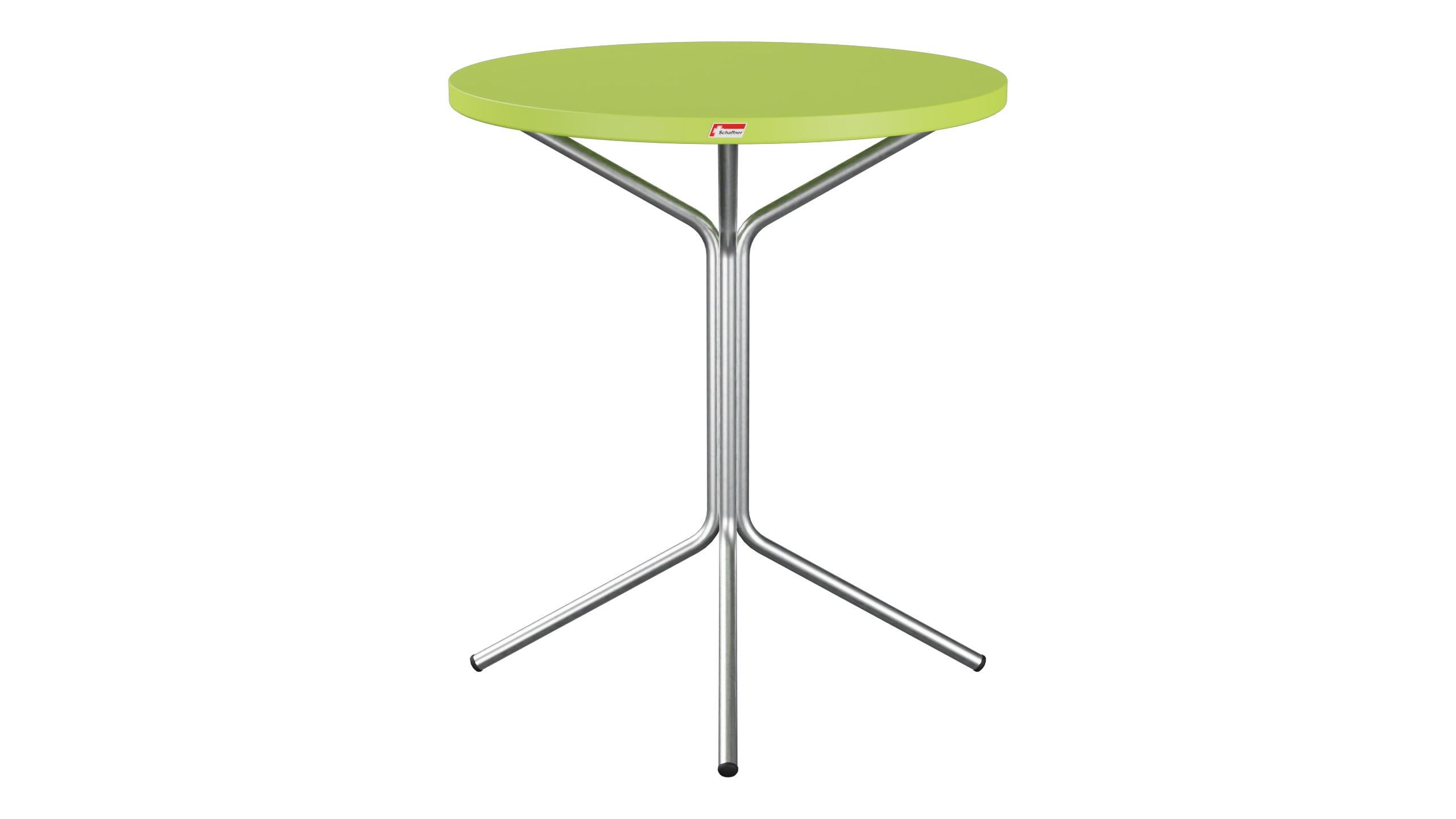 PIX Metall-Gartentisch ø60 / 70 in Hellgrün präsentiert im Onlineshop von KAQTU Design AG. Gartentisch ist von Schaffner