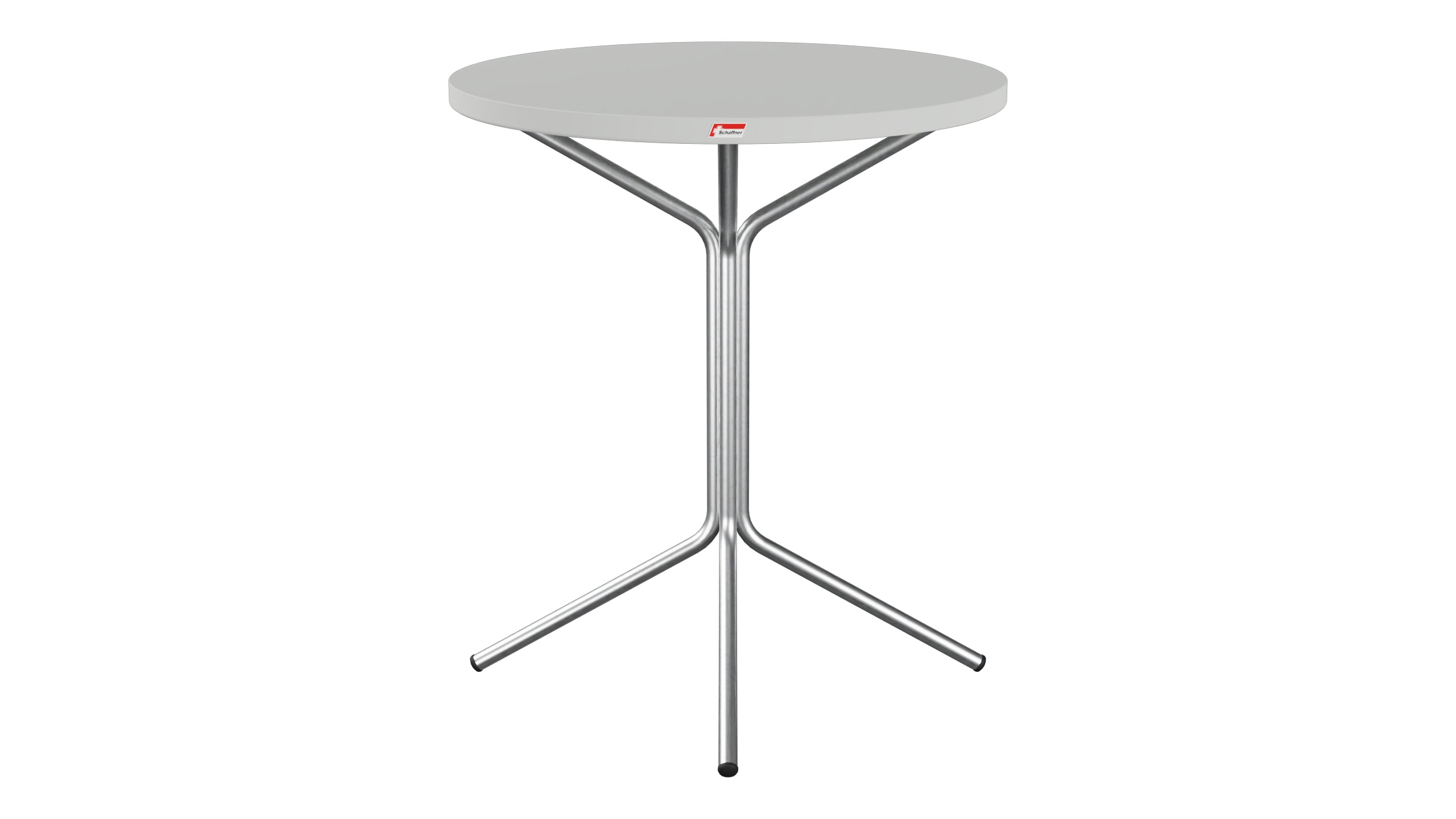 PIX Metall-Gartentisch ø60 / 70 in Alusilber präsentiert im Onlineshop von KAQTU Design AG. Gartentisch ist von Schaffner