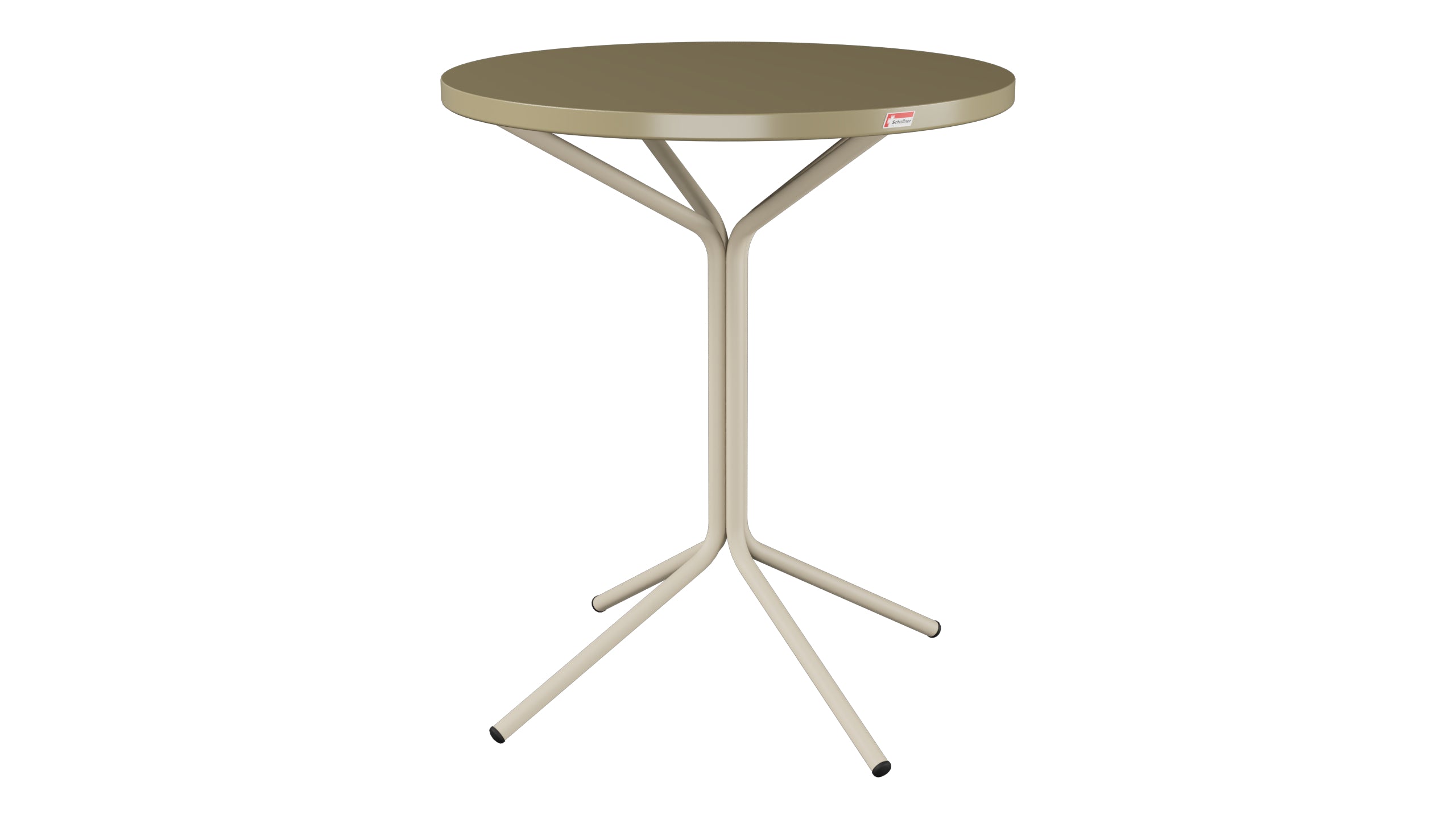 PIX Metall-Gartentisch ø60 / 70 in Champagner präsentiert im Onlineshop von KAQTU Design AG. Gartentisch ist von Schaffner