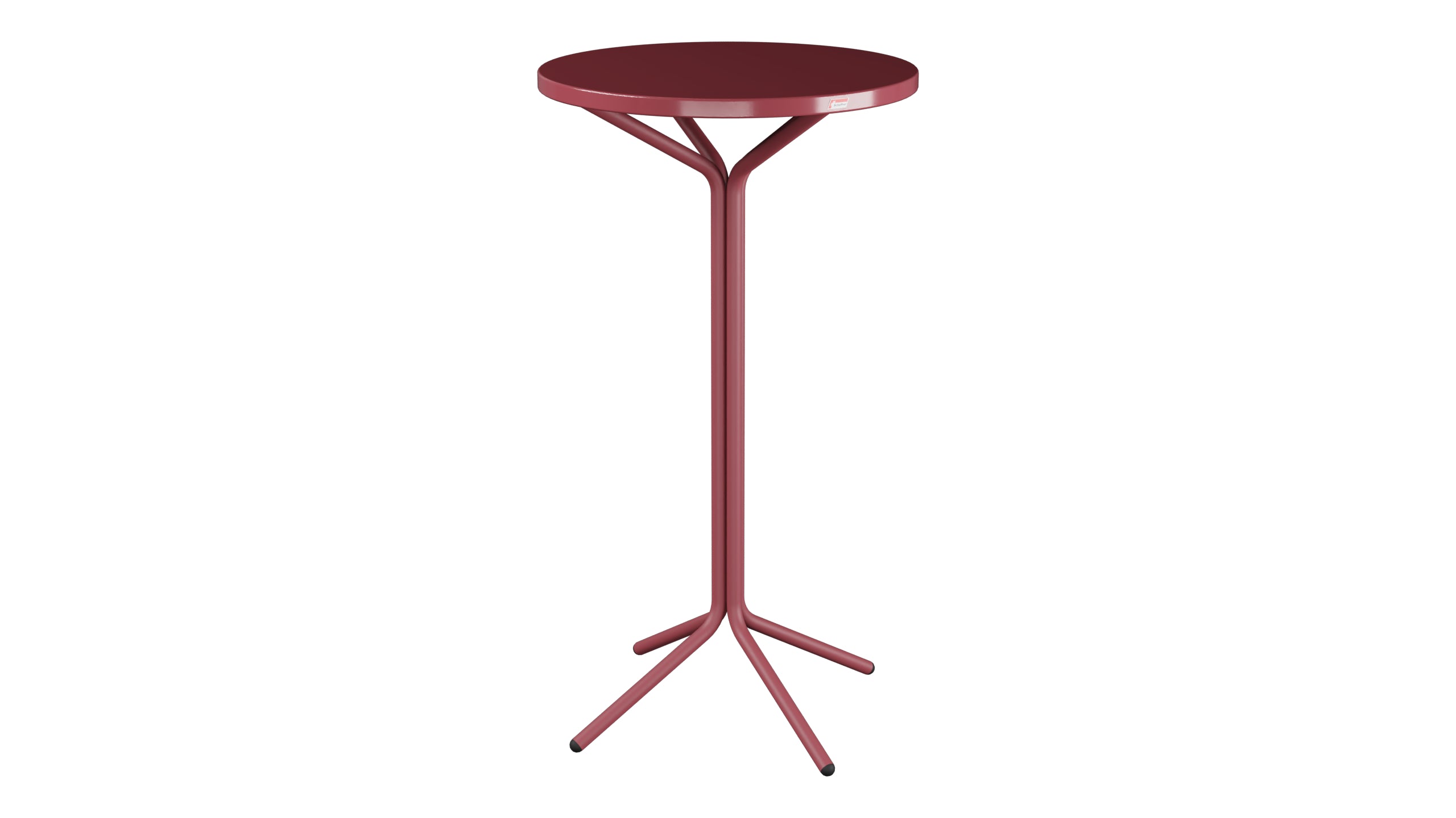 PIX Metall-Stehtisch Outdoor ø60 / 110 in Bordeaux präsentiert im Onlineshop von KAQTU Design AG. Hochtisch Outdoor ist von Schaffner