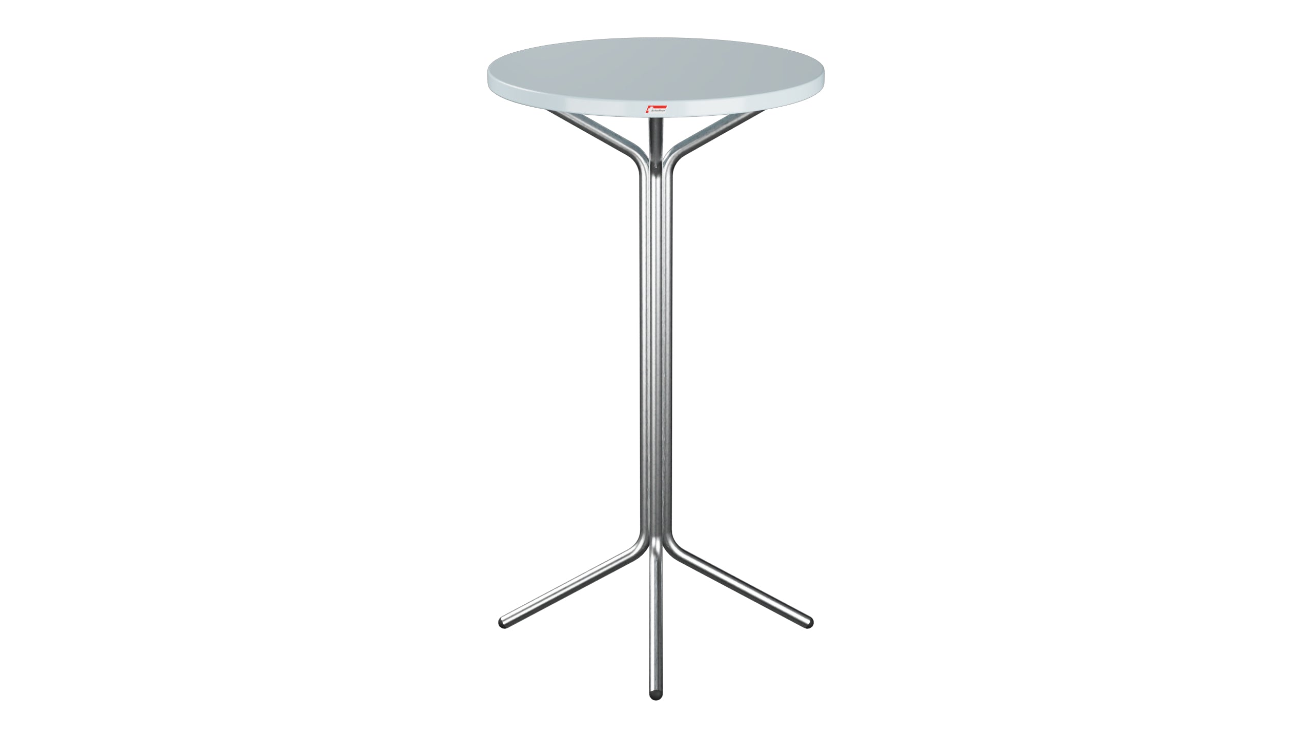 PIX Metall-Stehtisch Outdoor ø60 / 110 in Pastellblau präsentiert im Onlineshop von KAQTU Design AG. Hochtisch Outdoor ist von Schaffner